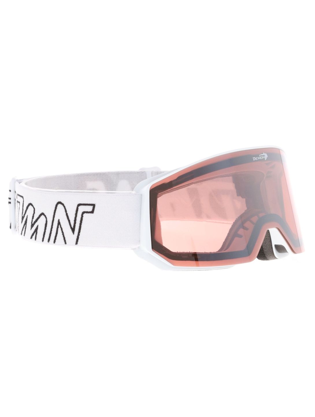 Demon, Intrepid (OTG) gafas de esquí unisex White - Orange Mirror blanco 