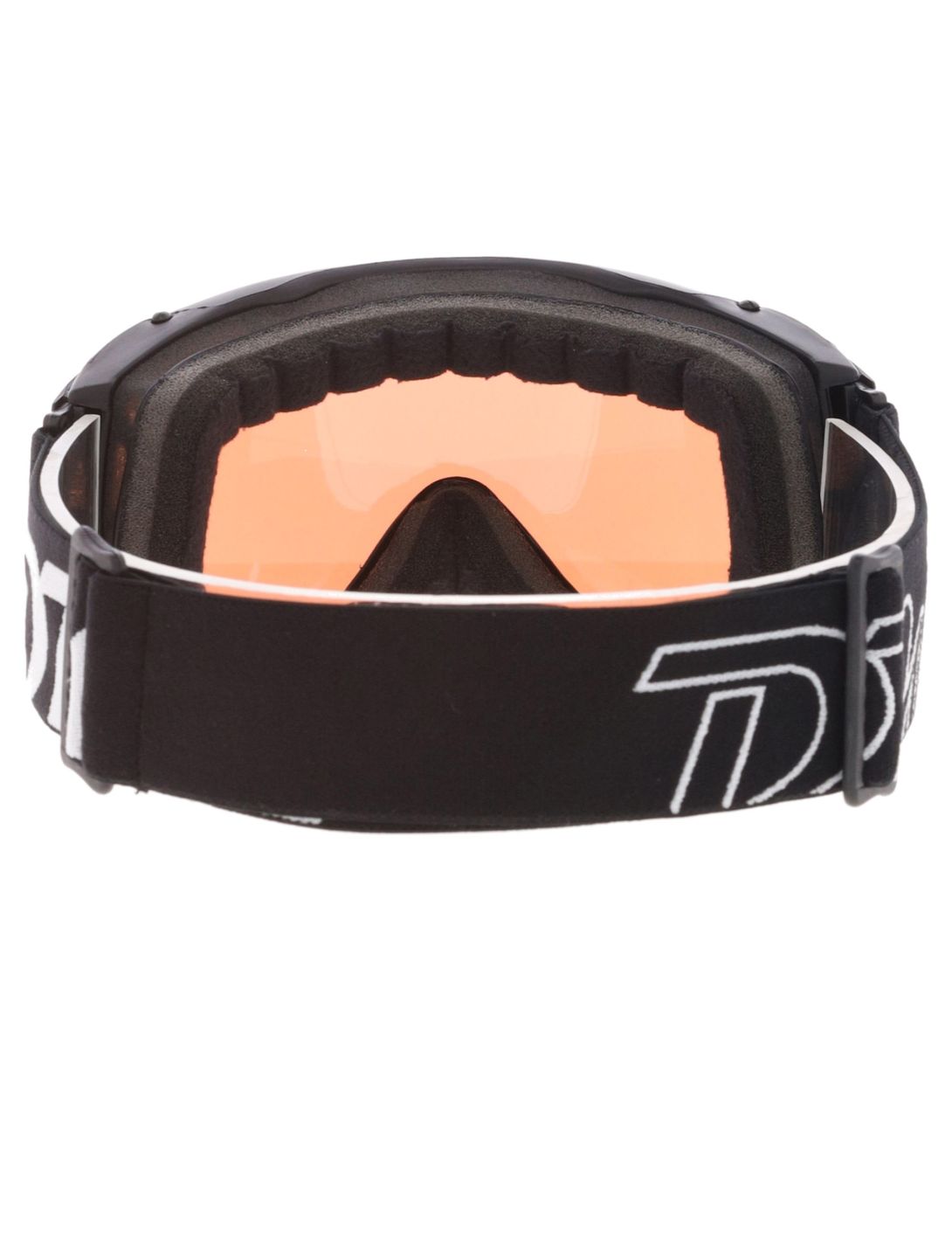 Demon, Matrix gafas de esquí unisex Matt Black - Orange Silver Mirror negro 