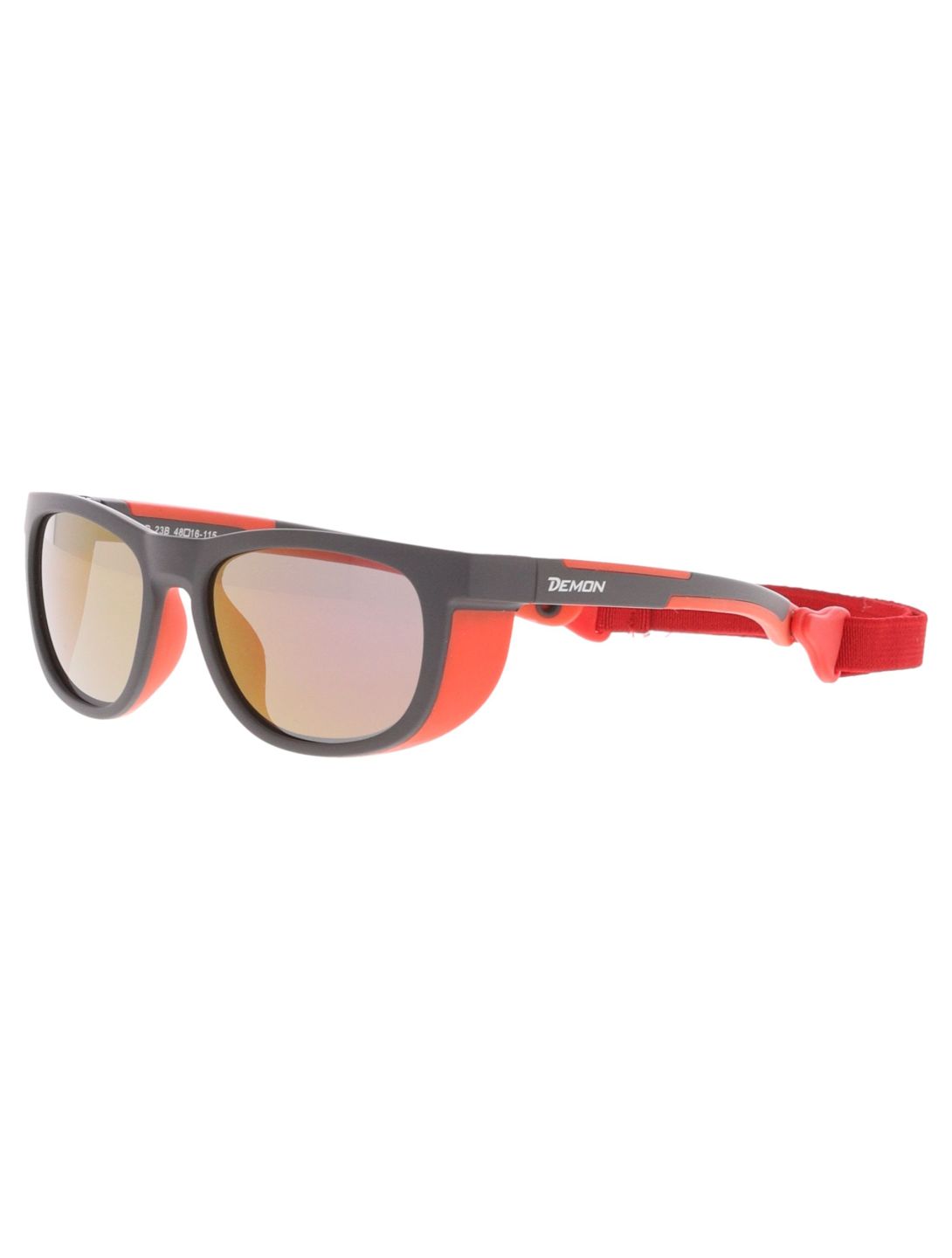 Demon, Rock gafas de sol niños Rubber Grey gris 