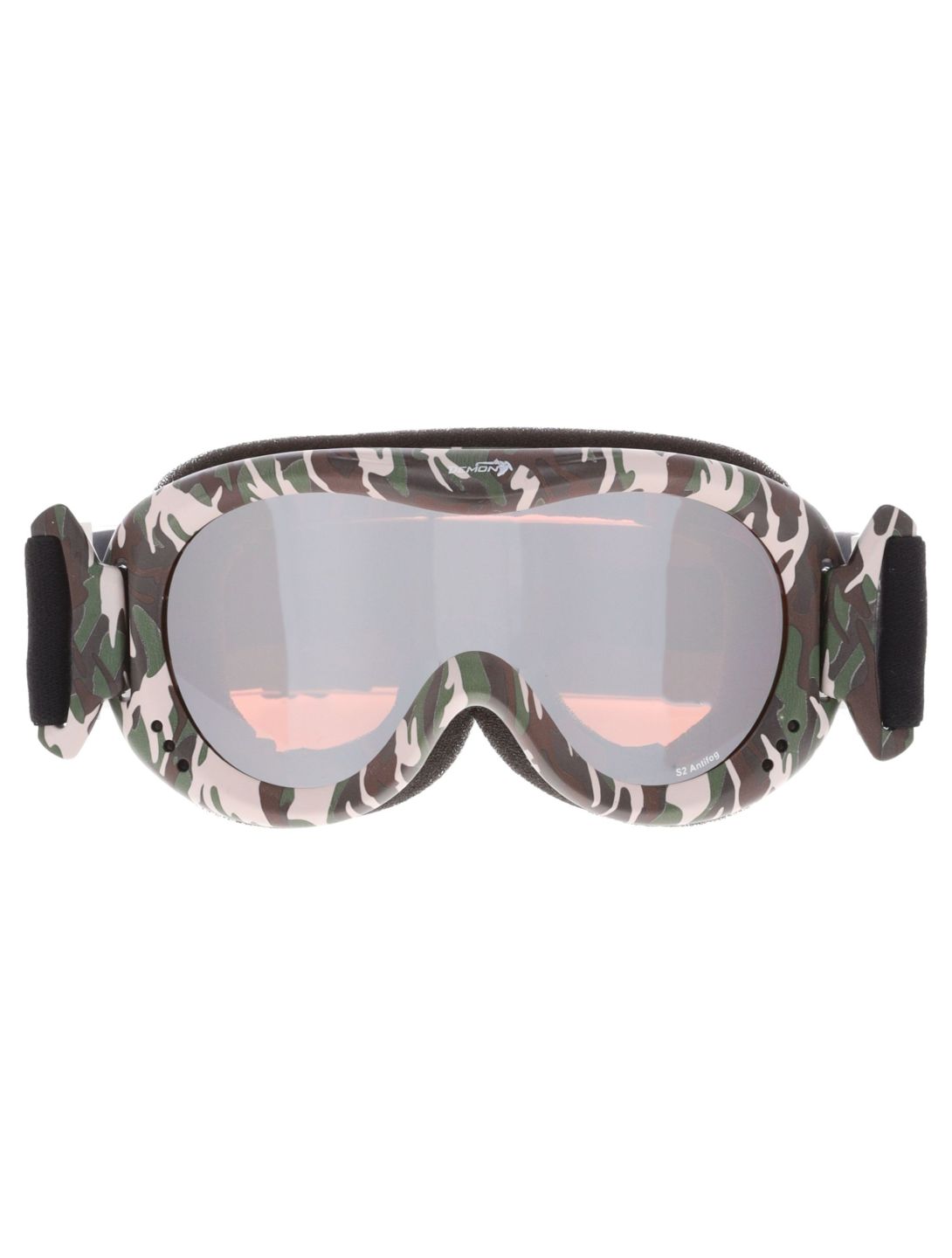 Demon, Snow 6 Mirror gafas de esquí niños Army - Orange Silver Mirror verde 