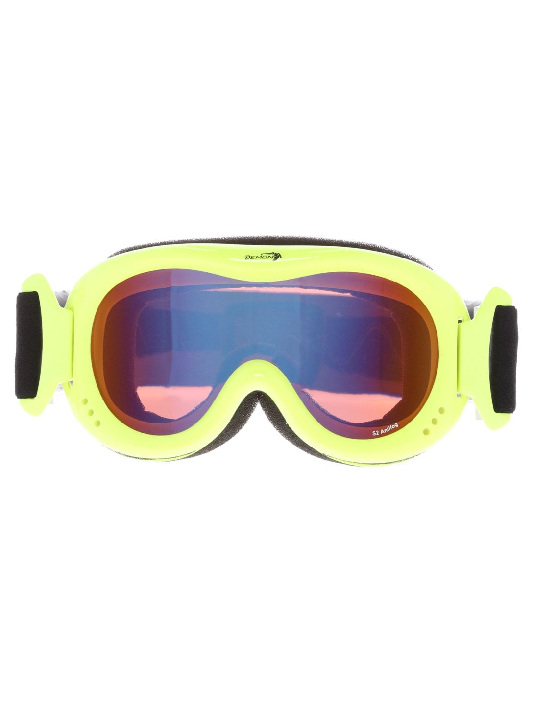 Demon, Snow 6 Mirror gafas de esquí niños Yellow Fluo Safety - Orange Blue Mirror amarillo 