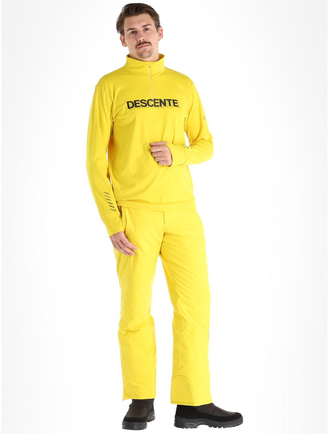 Descente, Archer jersey hombres Warbler Yellow amarillo 