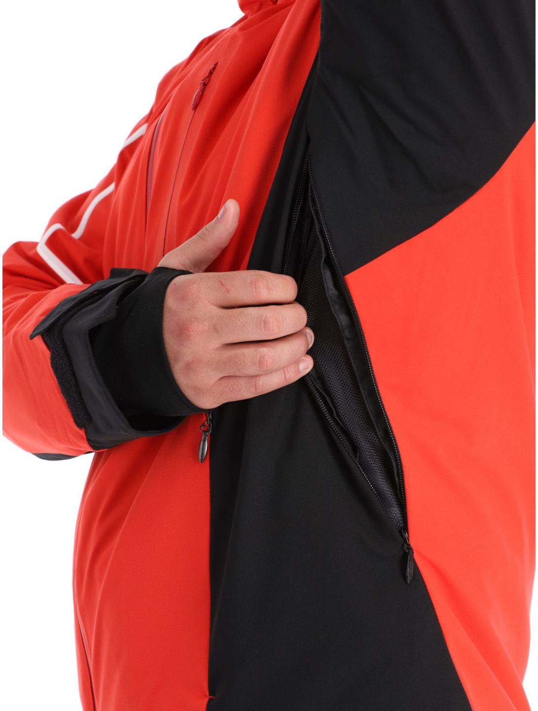 Descente, Cody chaqueta de esquí hombres Electric Red negro, rojo 