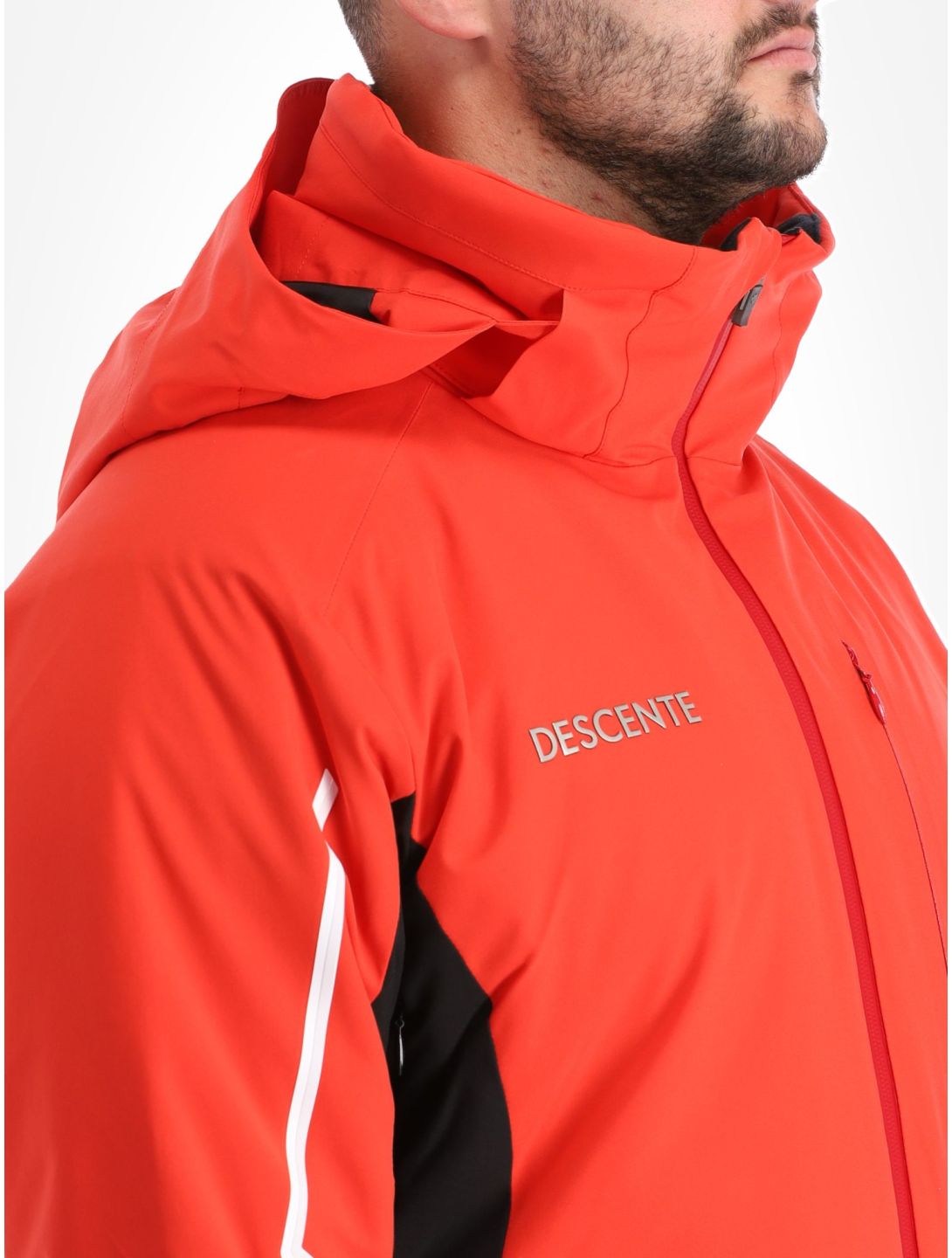 Descente, Cody chaqueta de esquí hombres Electric Red negro, rojo 