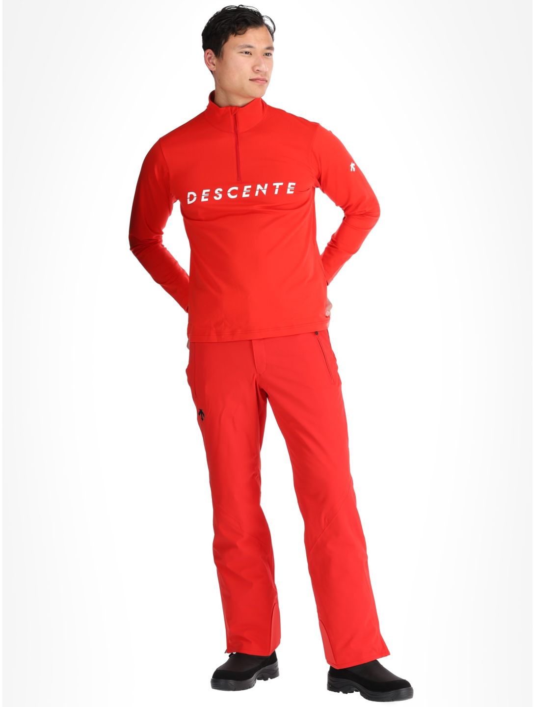 Descente, M-GB20 jersey hombres Electric Red rojo 