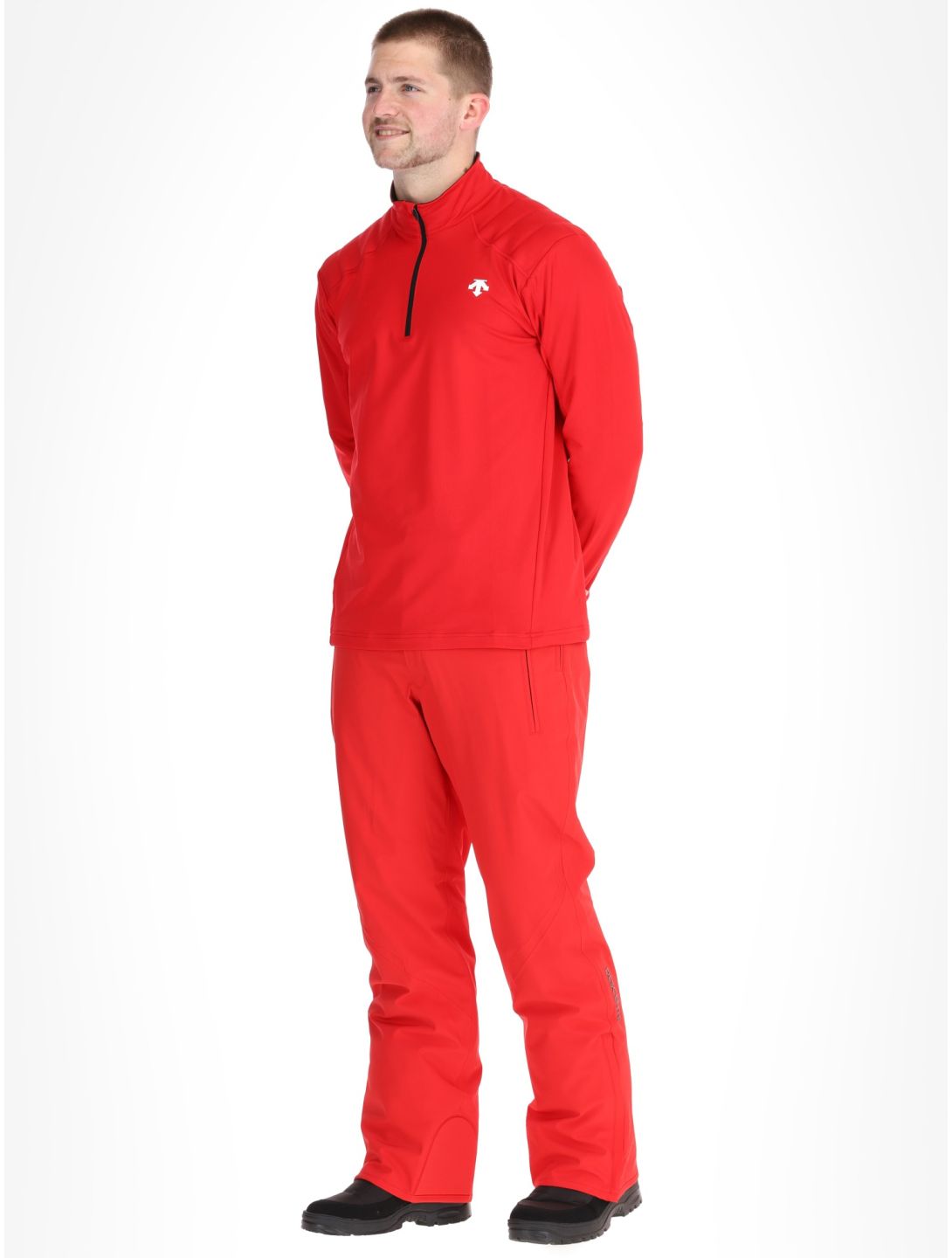 Descente, M-GB21 jersey hombres Electric Red rojo 