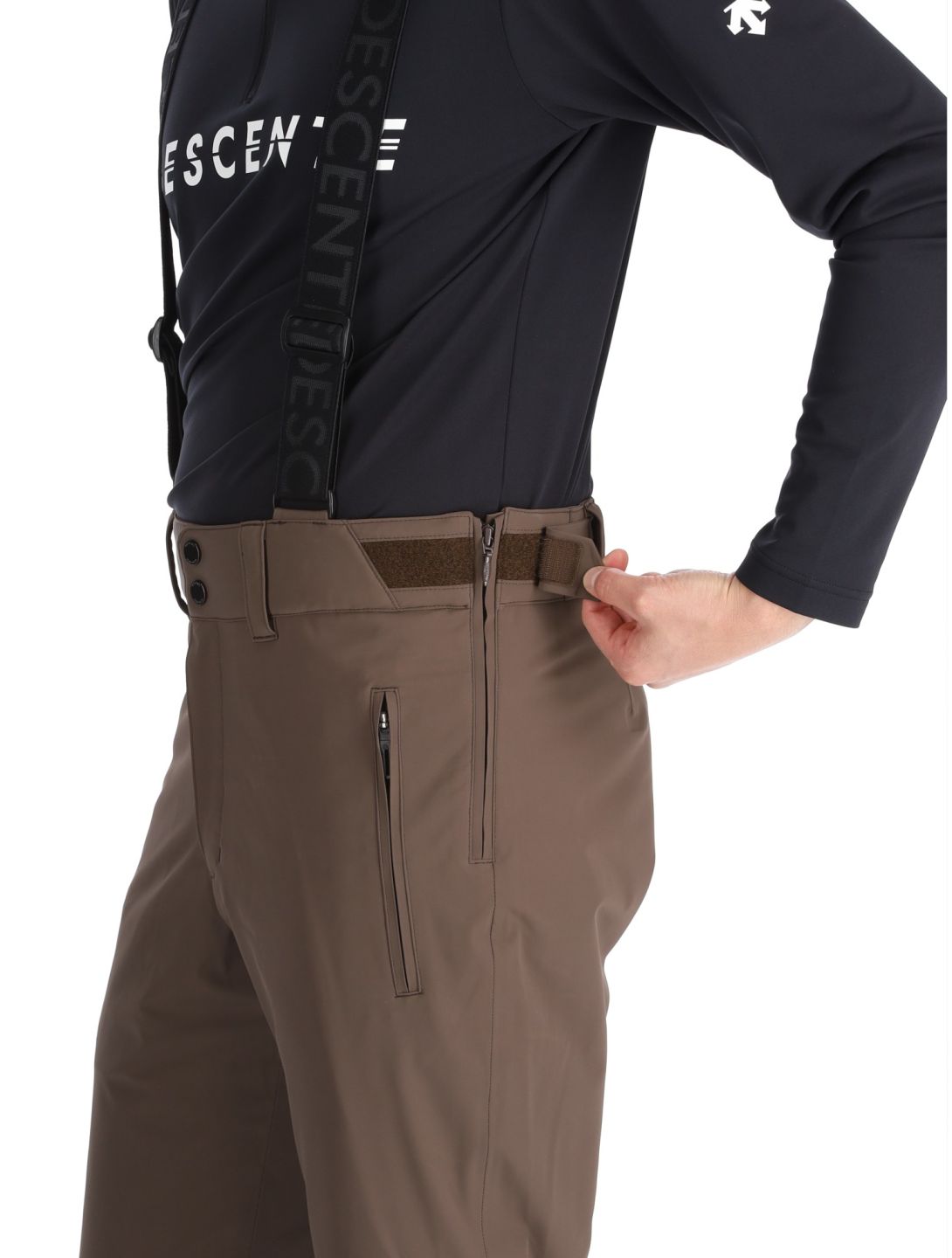 Descente, M-GD40 pantalones de esquí hombres Bark Brown marrón 