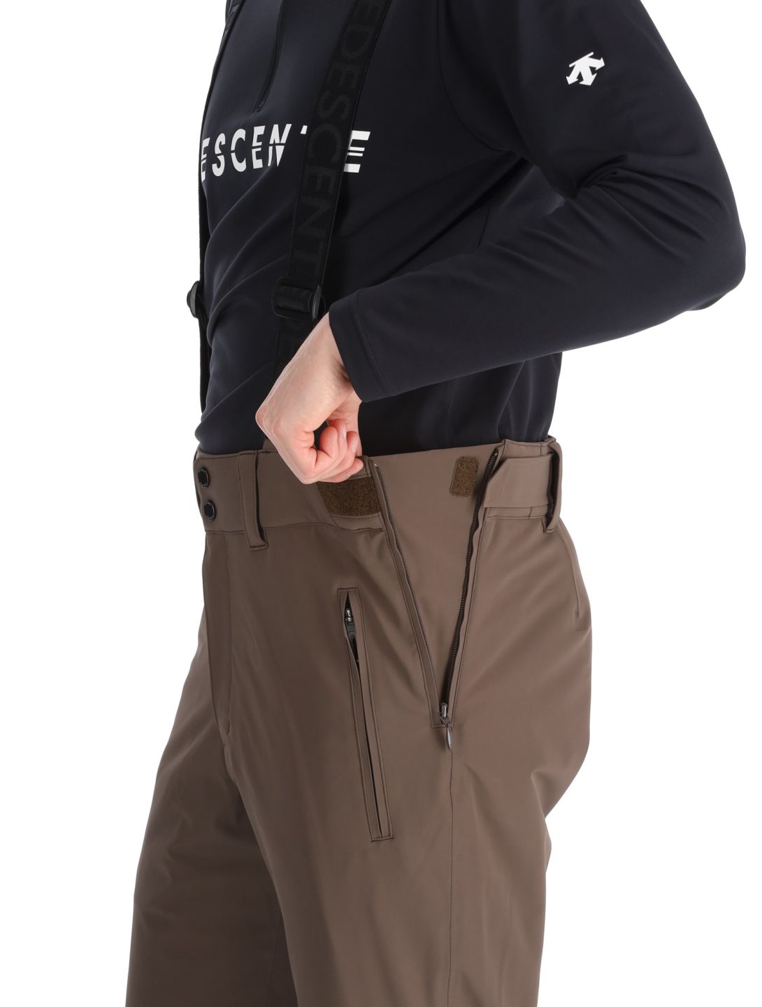 Descente, M-GD40 pantalones de esquí hombres Bark Brown marrón 