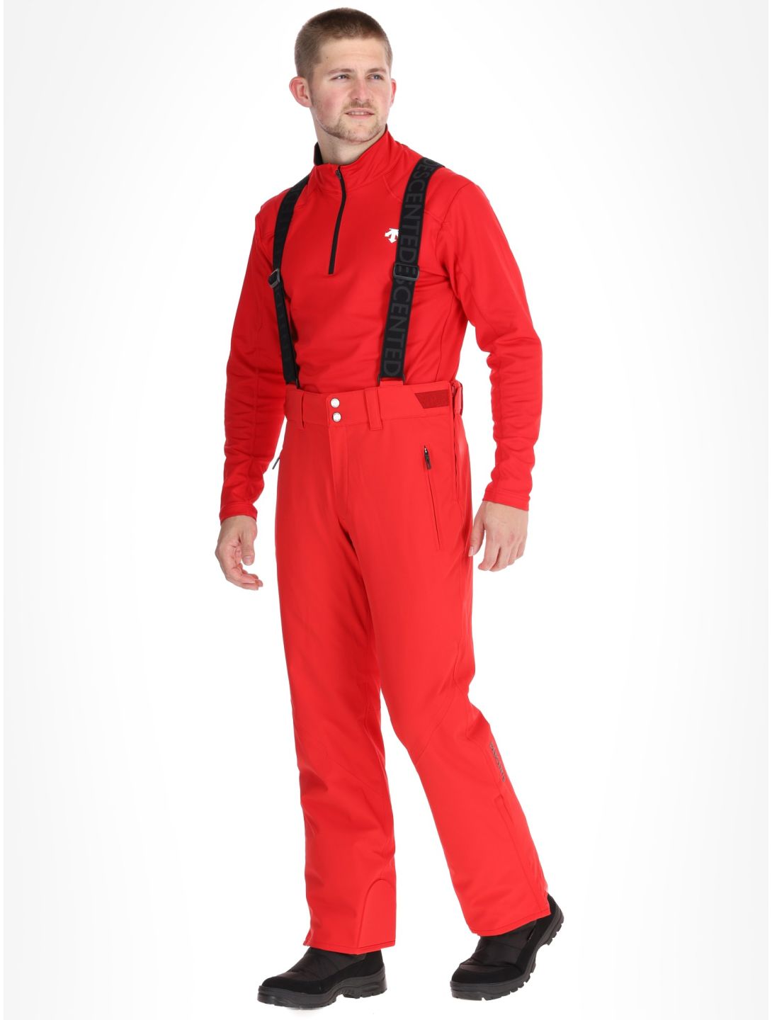 Descente, M-GD40 pantalones de esquí hombres Electric Red rojo 