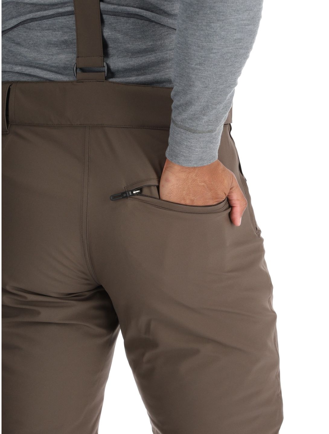 Descente, M-GD41 pantalones de esquí hombres Bark Brown marrón 