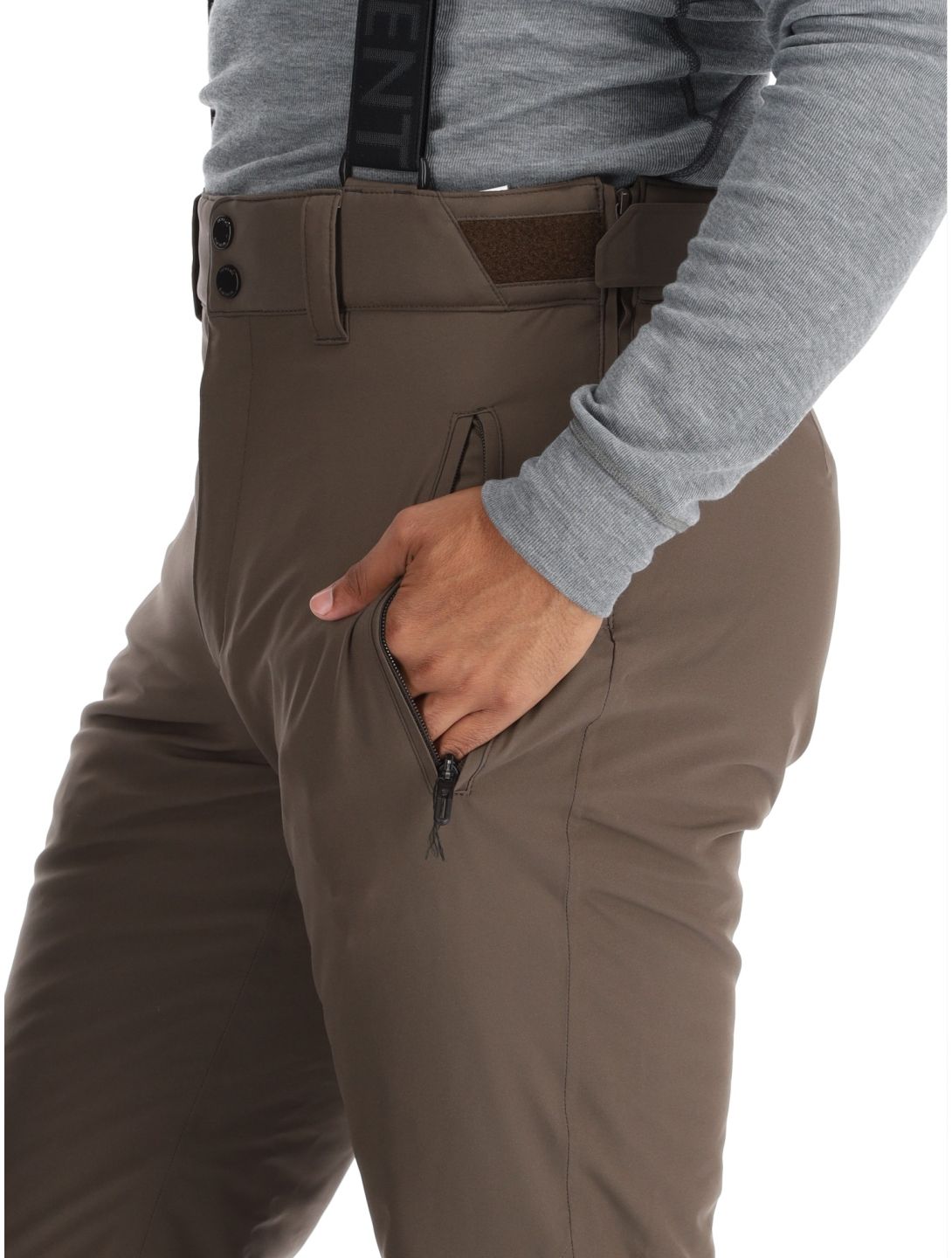 Descente, M-GD41 pantalones de esquí hombres Bark Brown marrón 