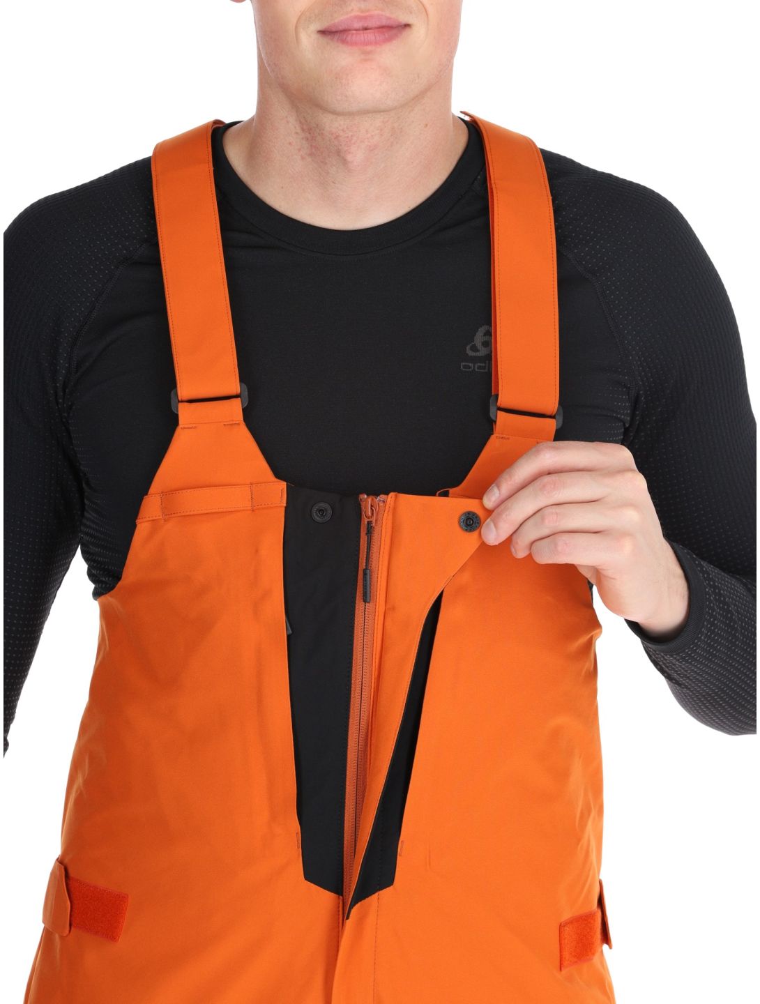 Descente, M-GD50M pantalones de esquí hardshell BIB hombres Ripen Orange naranja 