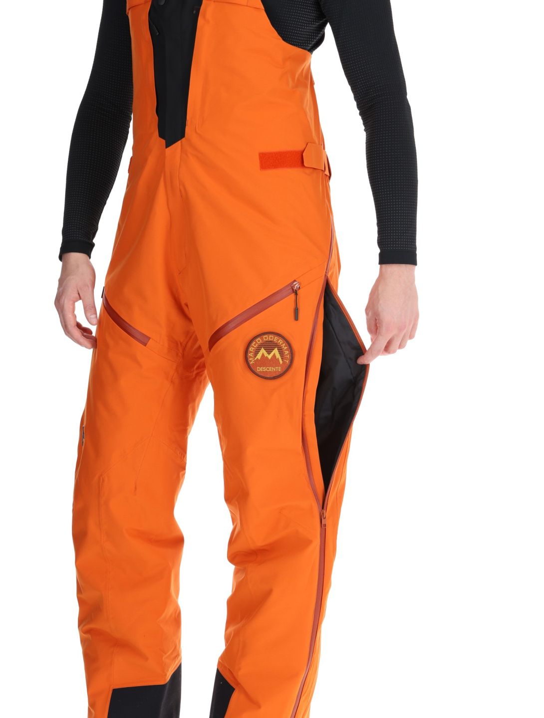 Descente, M-GD50M pantalones de esquí hardshell BIB hombres Ripen Orange naranja 