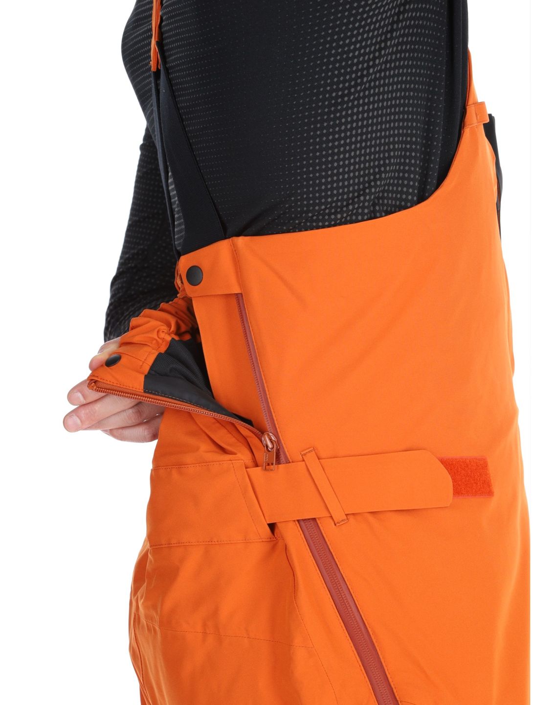 Descente, M-GD50M pantalones de esquí hardshell BIB hombres Ripen Orange naranja 