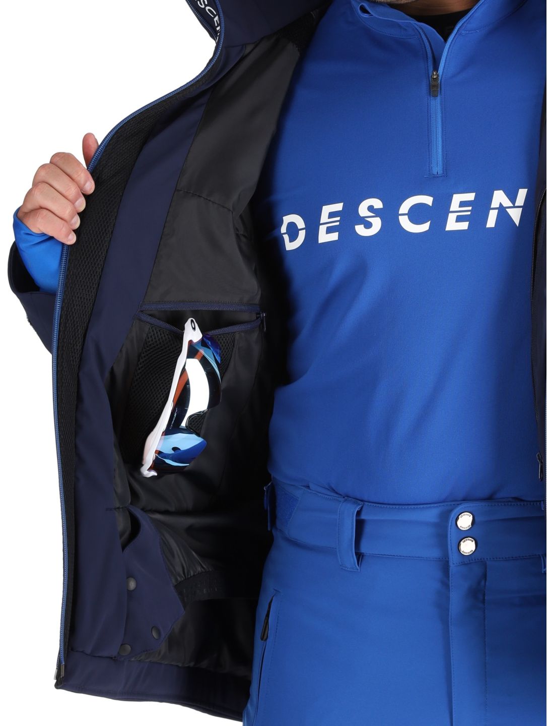 Descente, M-GK24 chaqueta de esquí hombres Dark Night azul 