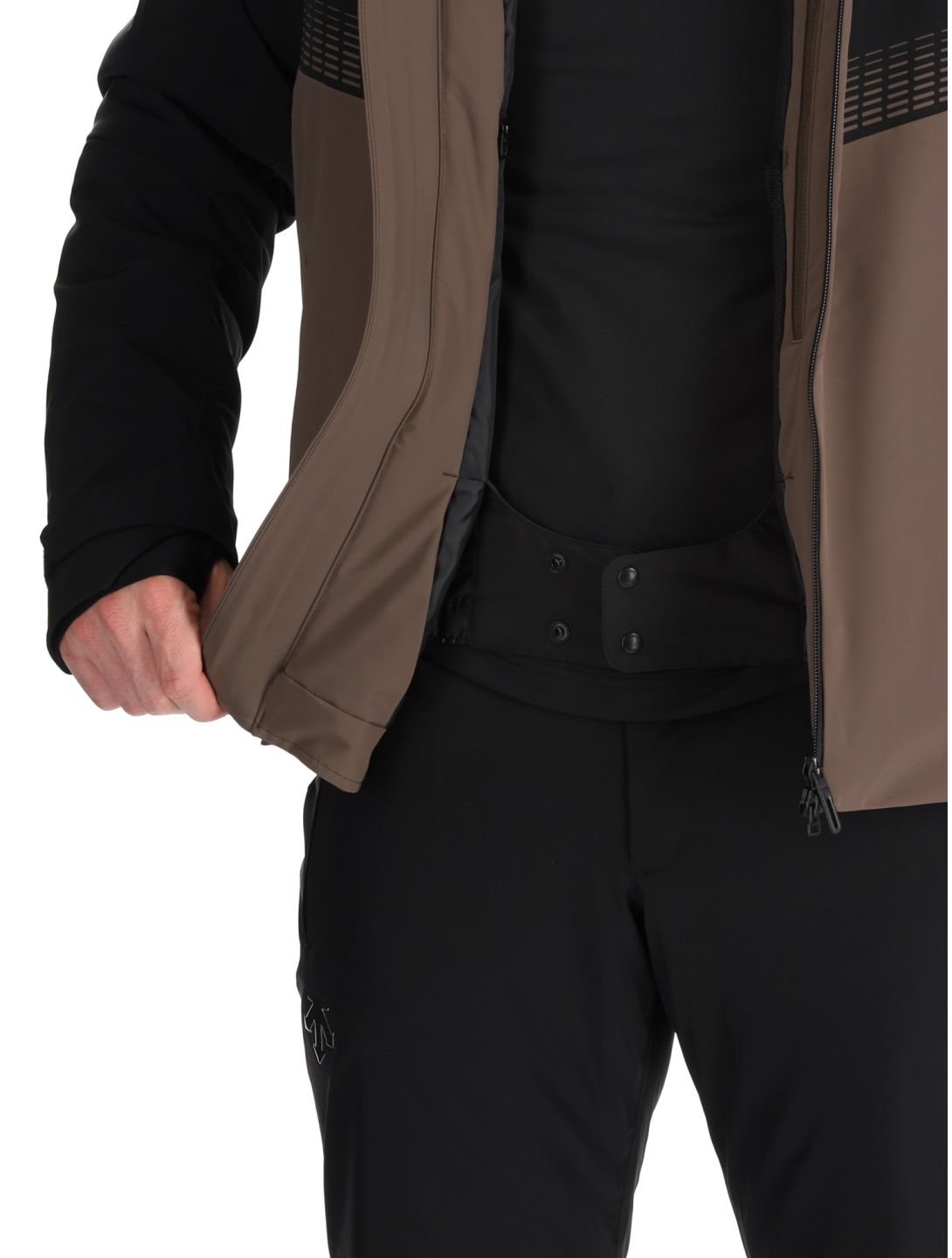 Descente, M-GK26 chaqueta de esquí hombres Bark Brown marrón 