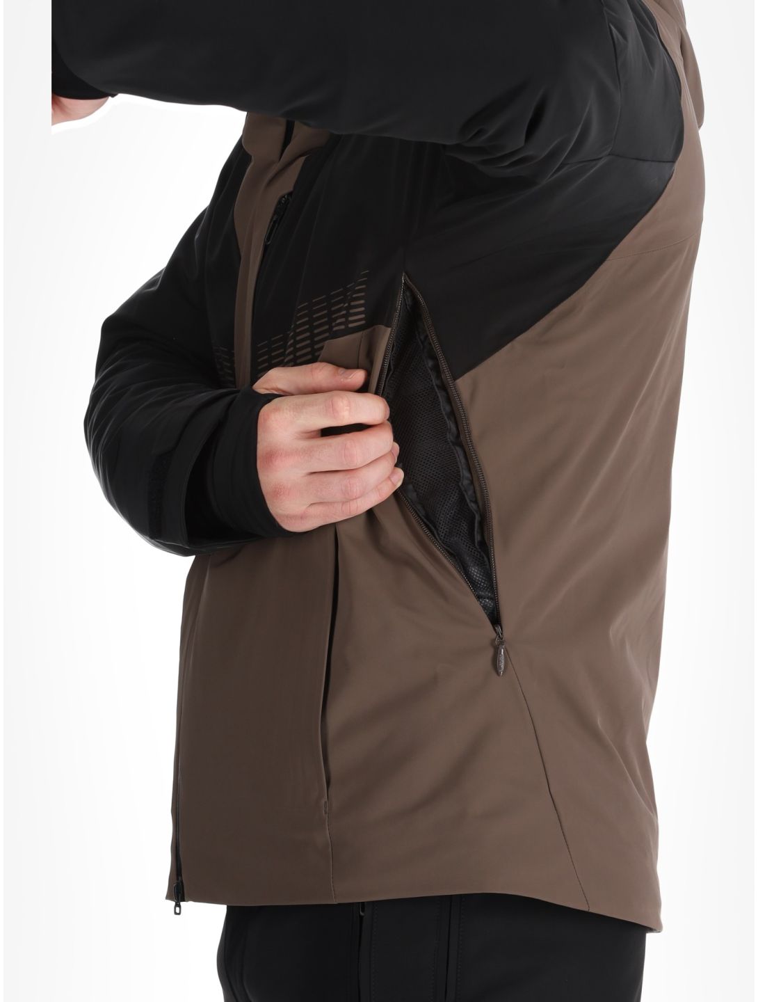 Descente, M-GK26 chaqueta de esquí hombres Bark Brown marrón 