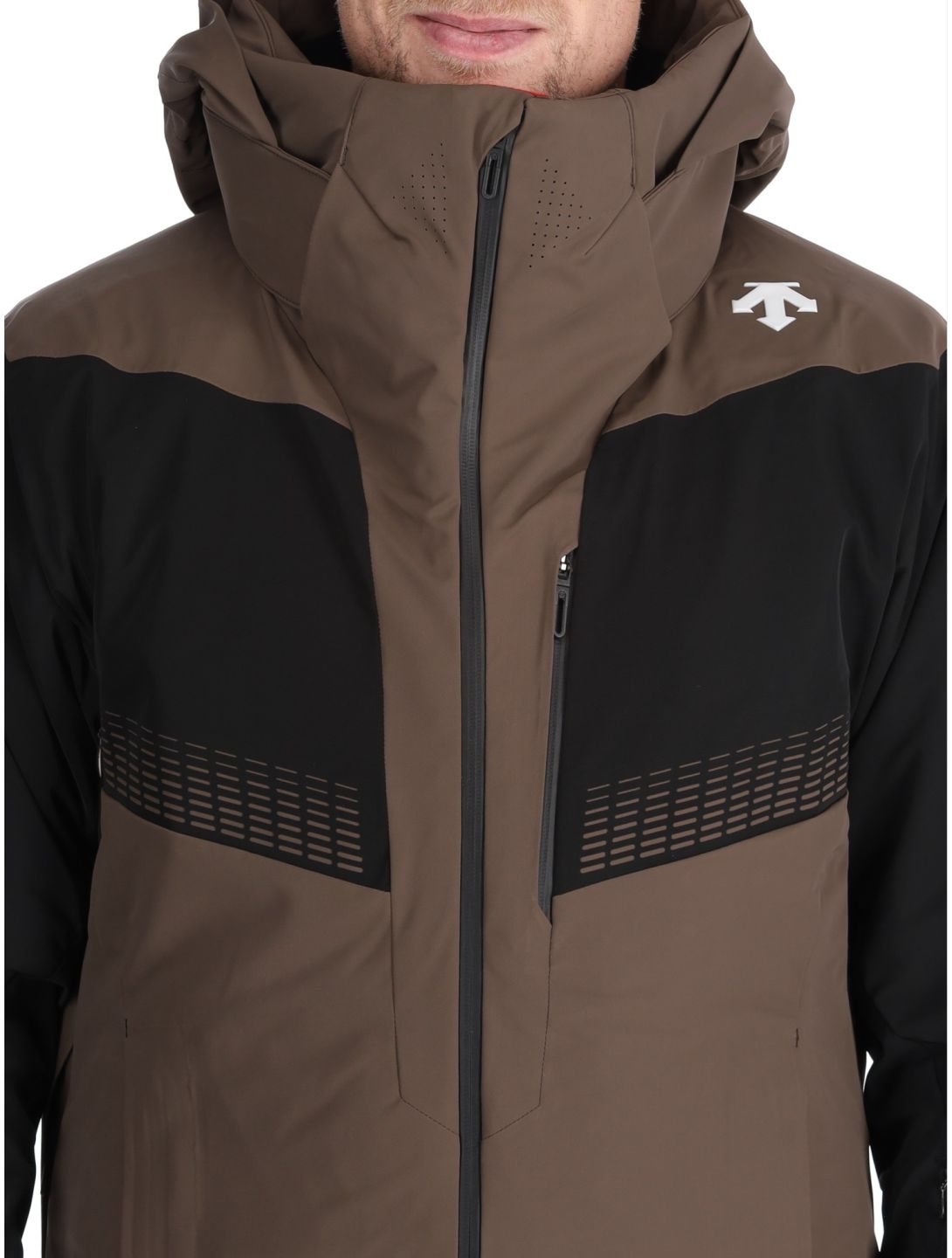 Descente, M-GK26 chaqueta de esquí hombres Bark Brown marrón 