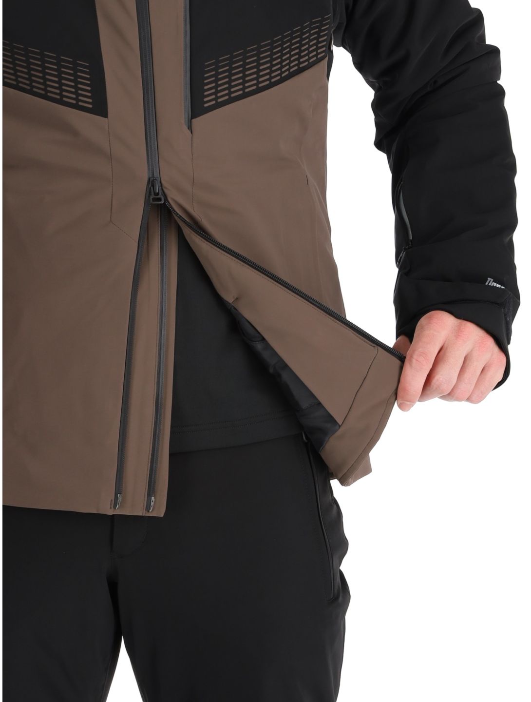 Descente, M-GK26 chaqueta de esquí hombres Bark Brown marrón 