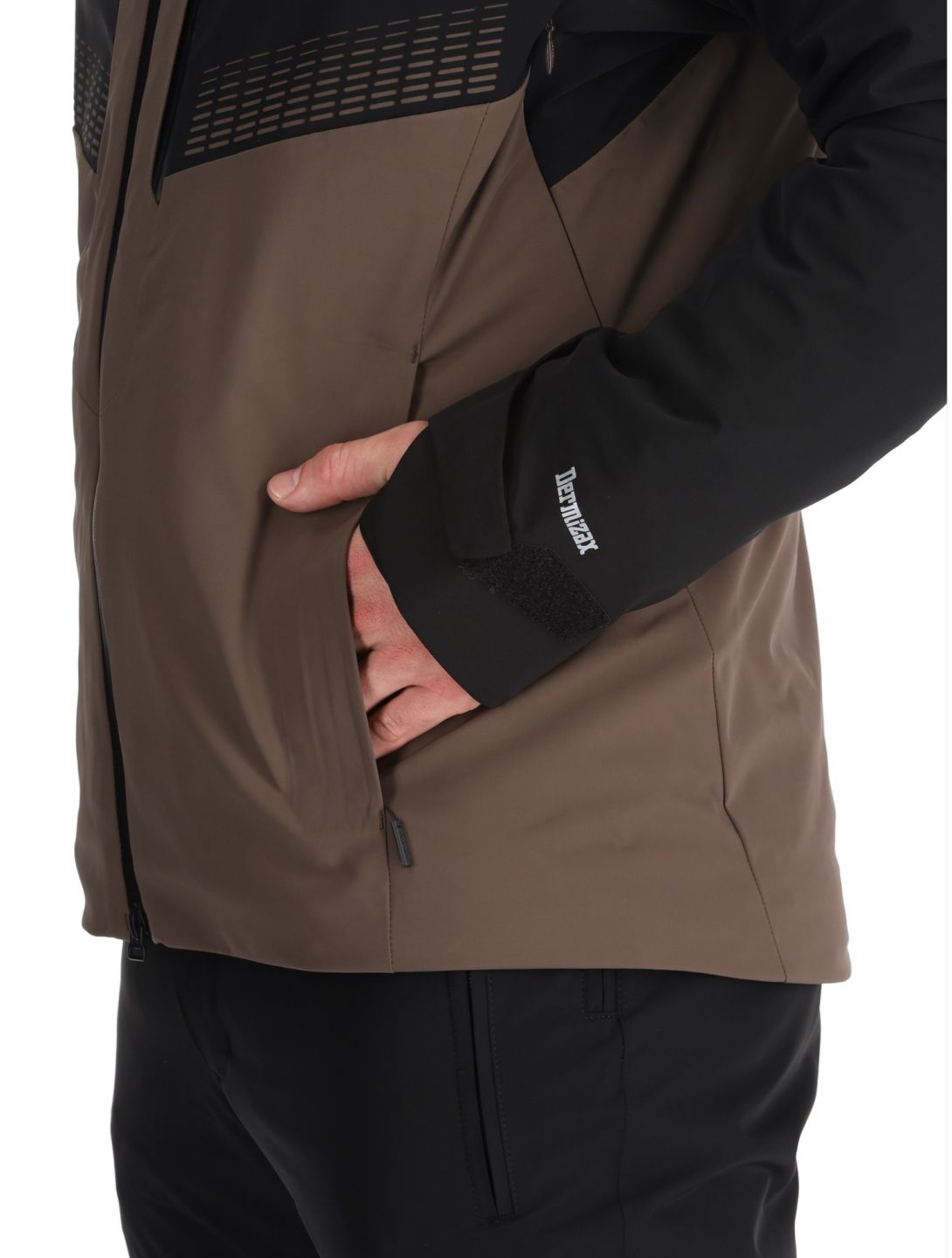 Descente, M-GK26 chaqueta de esquí hombres Bark Brown marrón 