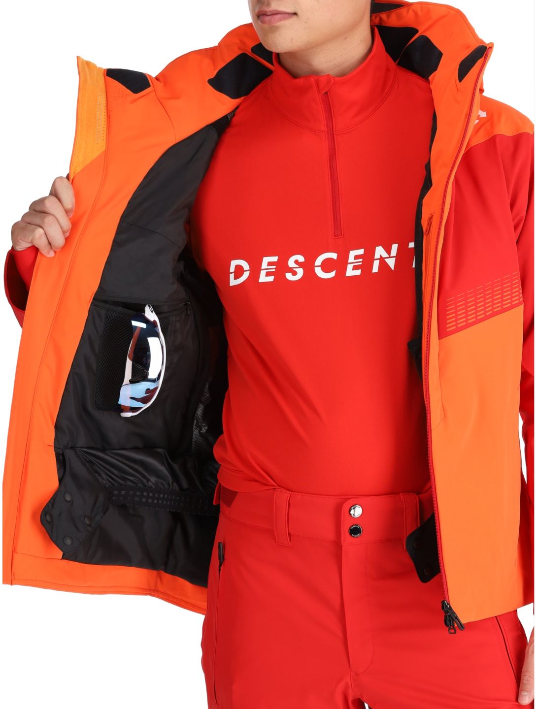 Descente, M-GK26 chaqueta de esquí hombres Momiji Orange naranja 