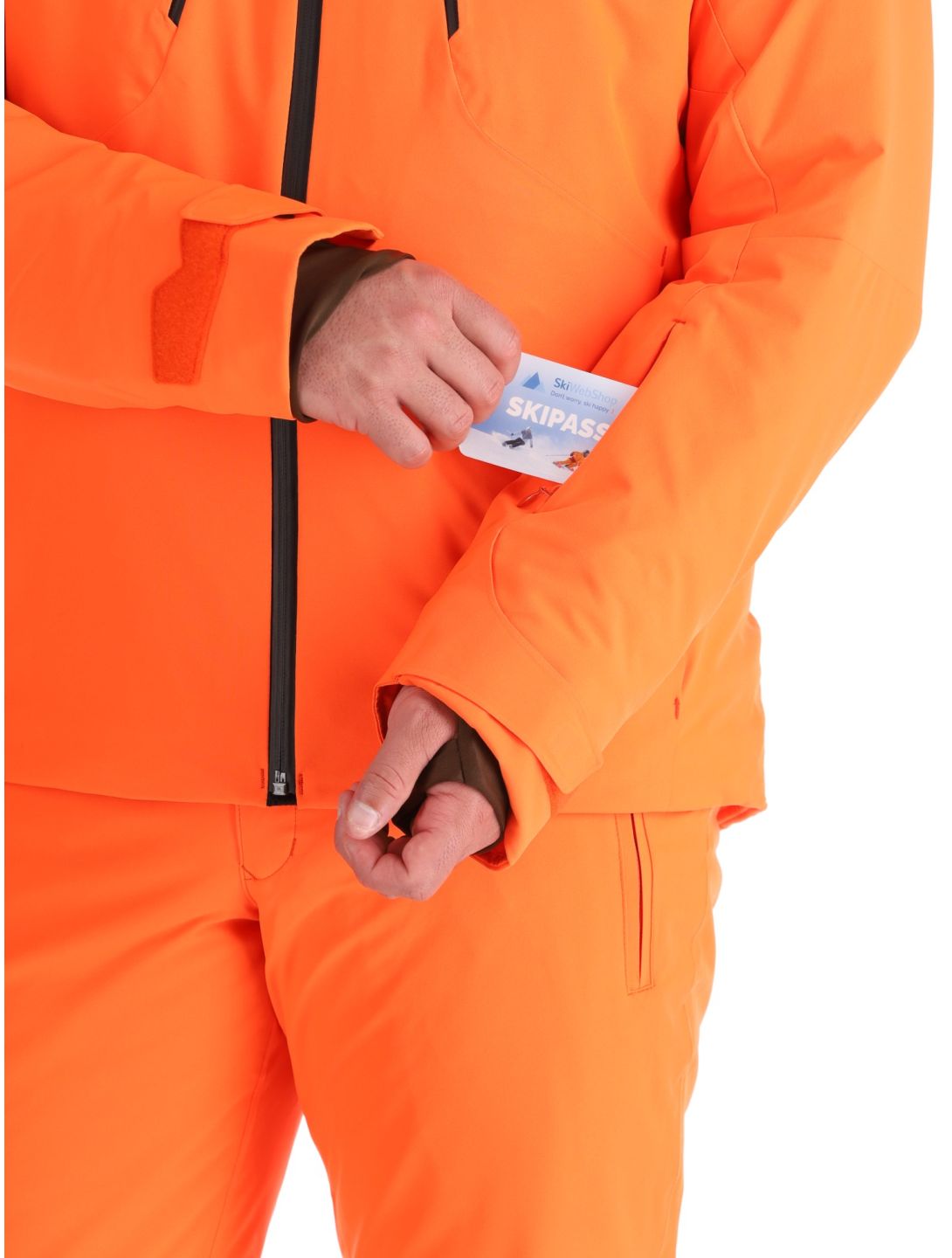 Descente, M-GK27 chaqueta de esquí hombres Momiji Orange naranja 