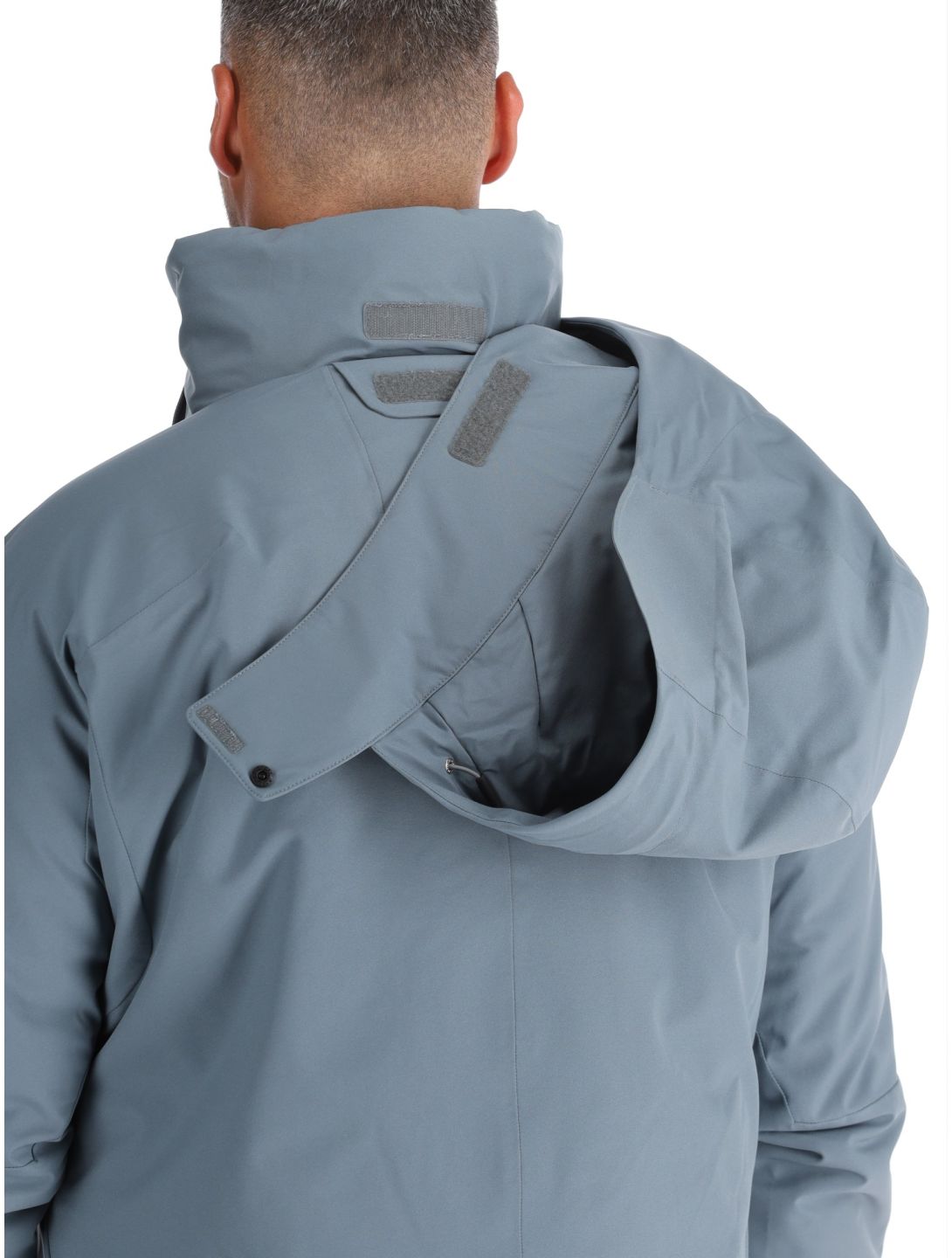 Descente, M-GK27 chaqueta de esquí hombres Storm Weather Grey gris 