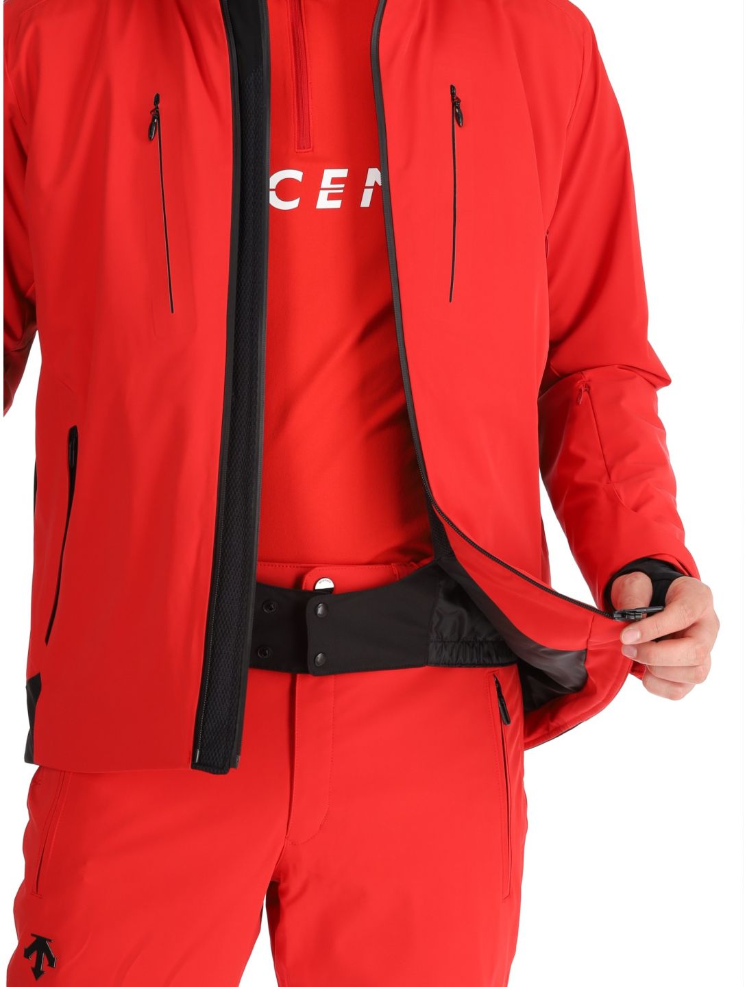 Descente, M-GK29 chaqueta de esquí hombres Electric Red rojo 