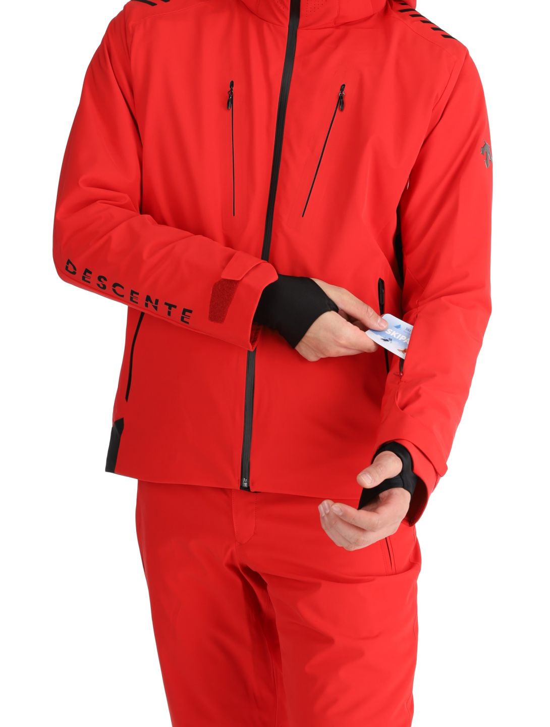 Descente, M-GK29 chaqueta de esquí hombres Electric Red rojo 