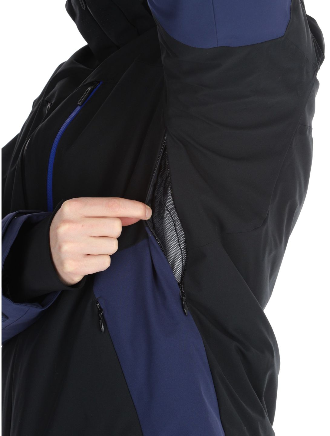 Descente, M-GK33 chaqueta de esquí hombres Black/Dark Night azul, negro 