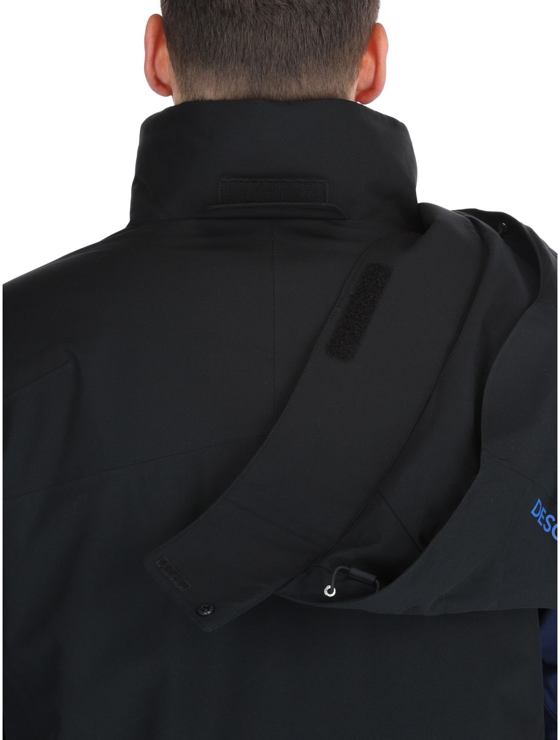 Descente, M-GK33 chaqueta de esquí hombres Black/Dark Night azul, negro 