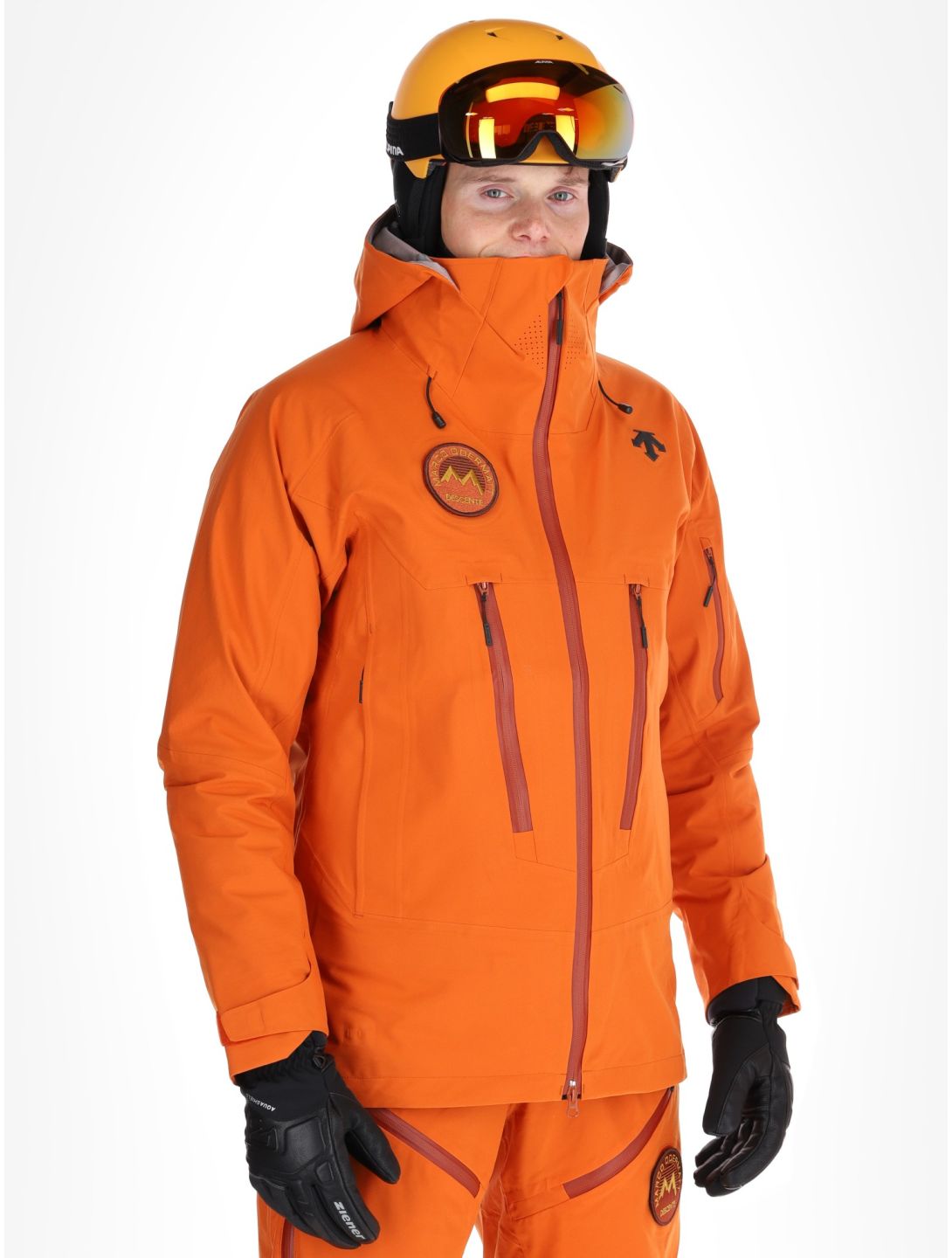 Descente, M-GK50M chaqueta de esquí hardshell hombres Ripen Orange naranja 