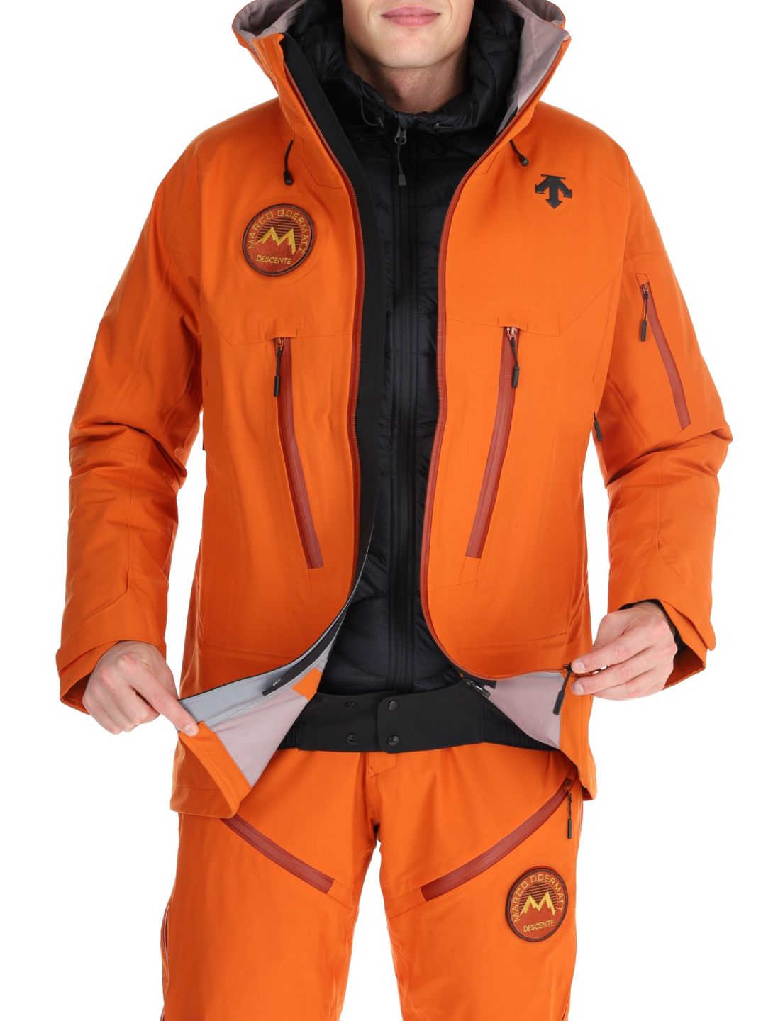 Descente, M-GK50M chaqueta de esquí hardshell hombres Ripen Orange naranja 