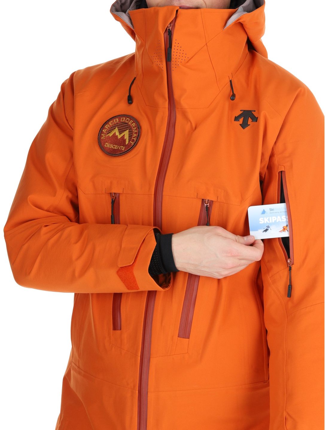 Descente, M-GK50M chaqueta de esquí hardshell hombres Ripen Orange naranja 