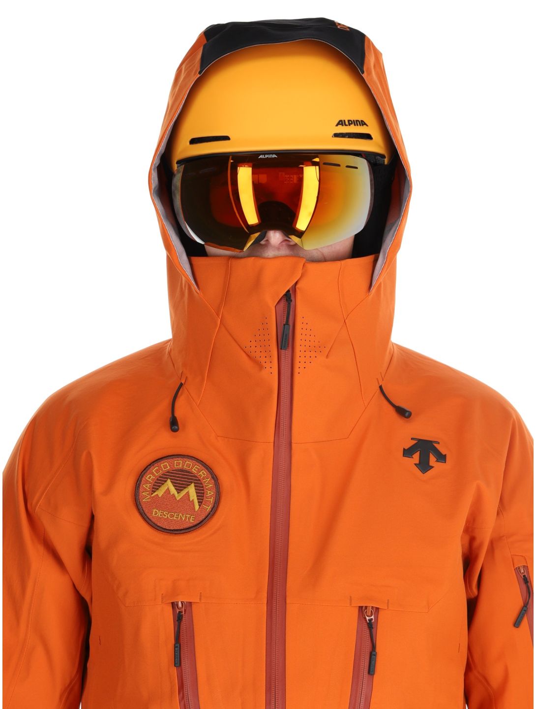 Descente, M-GK50M chaqueta de esquí hardshell hombres Ripen Orange naranja 