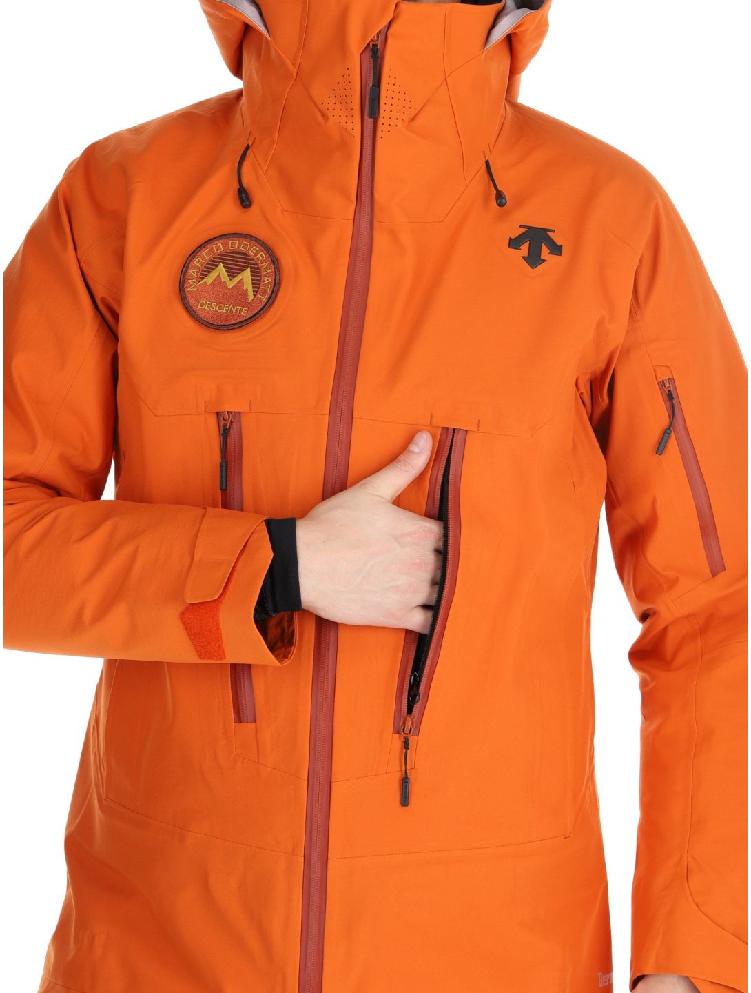 Descente, M-GK50M chaqueta de esquí hardshell hombres Ripen Orange naranja 