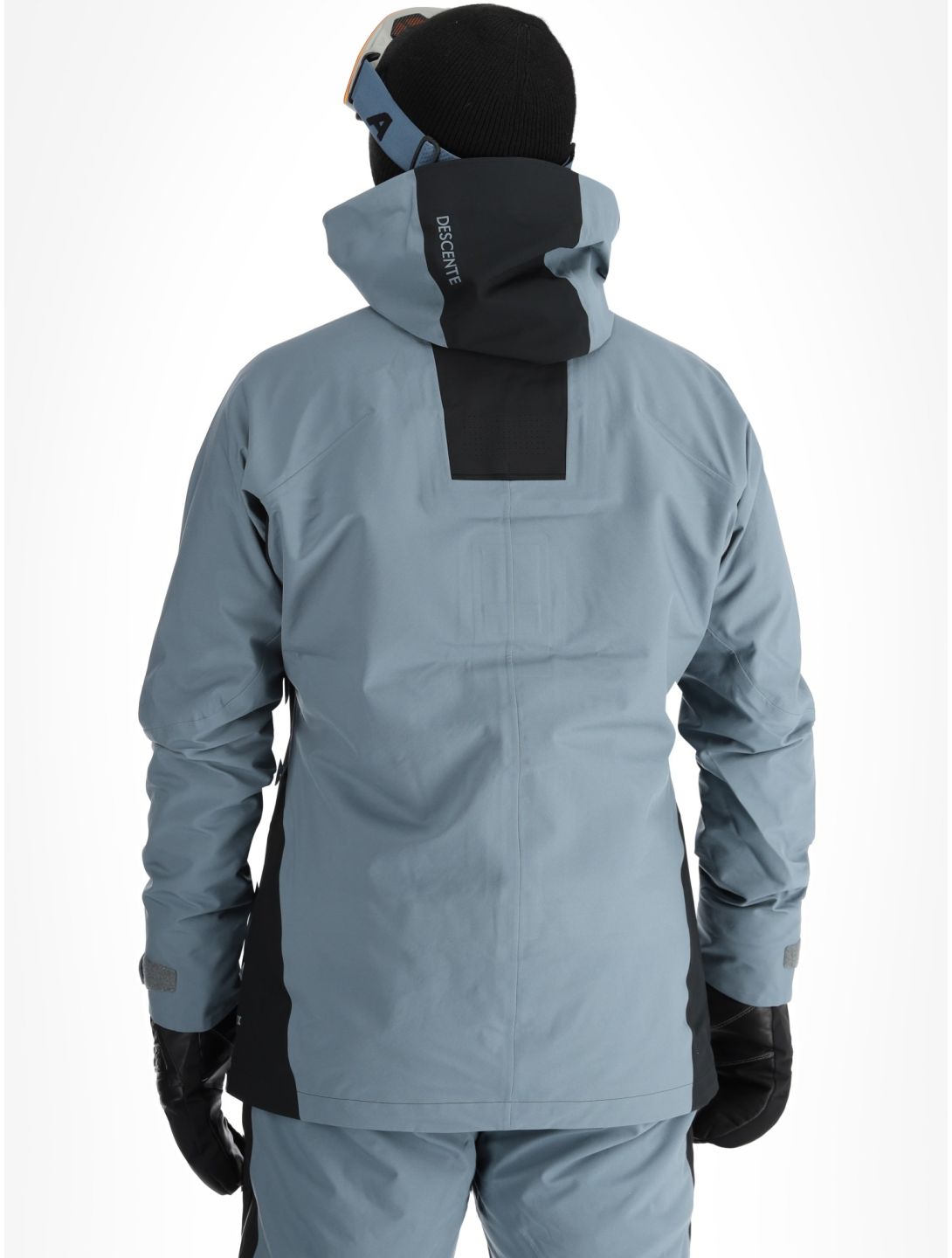 Descente, M-GK50M chaqueta de esquí hardshell hombres Storm Weather Grey gris 