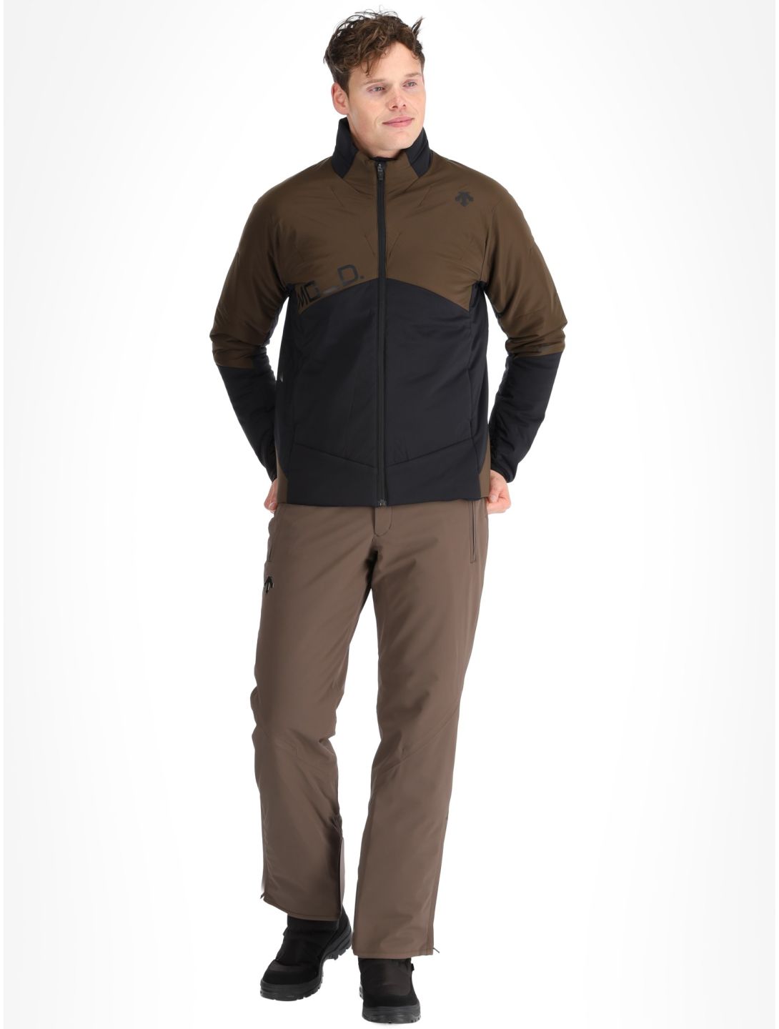 Descente, M-GK60M Marco Odermatt chaqueta de plumas hombres Brown marrón 