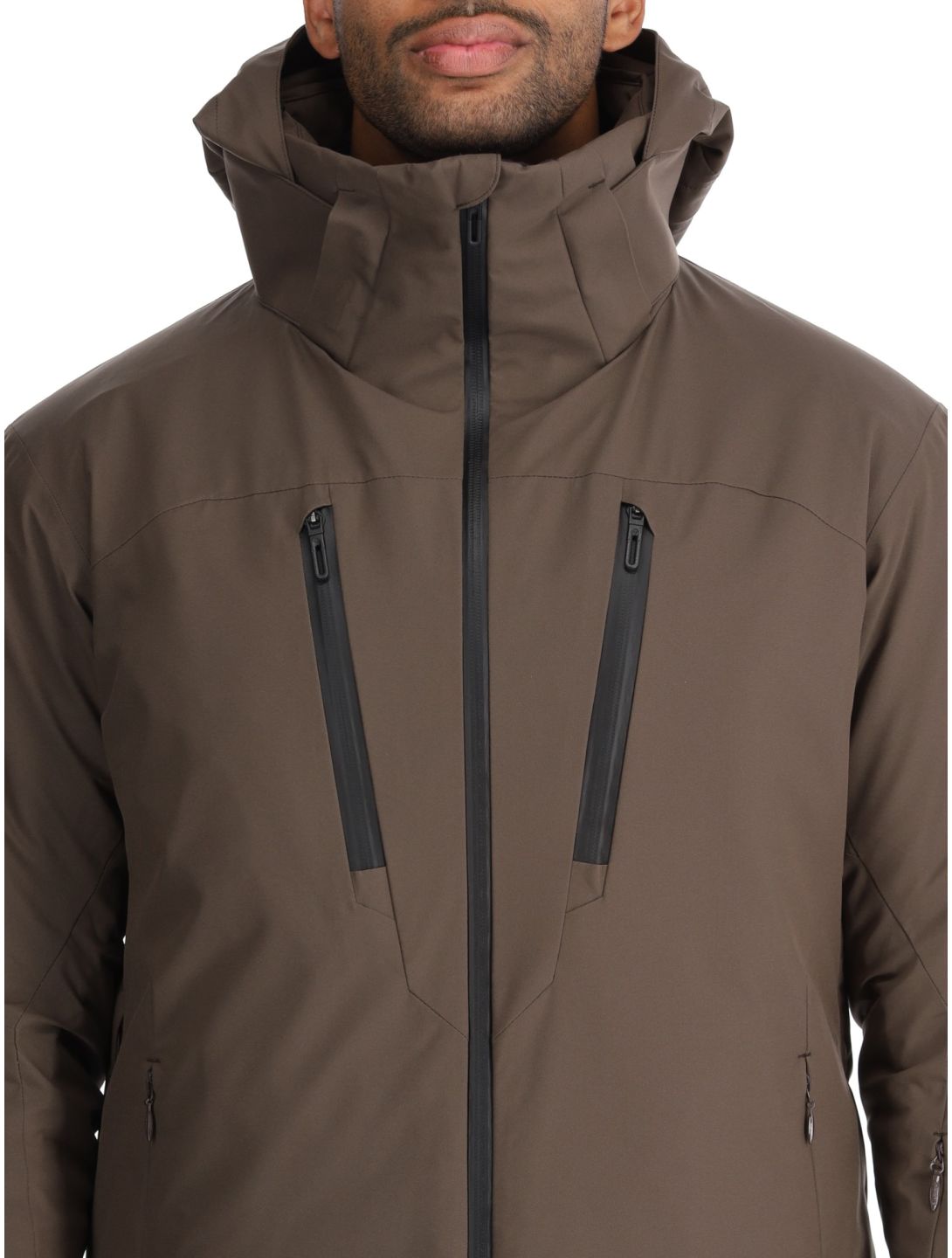 Descente, M-GK80 chaqueta de esquí hombres Bark Brown marrón 