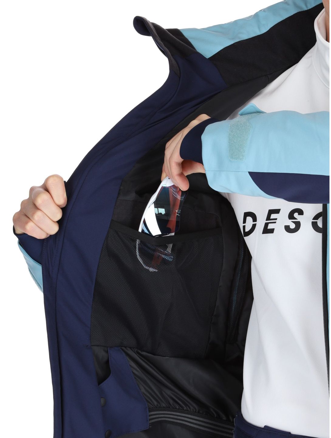 Descente, M-GK80 chaqueta de esquí hombres Echo Blue azul 