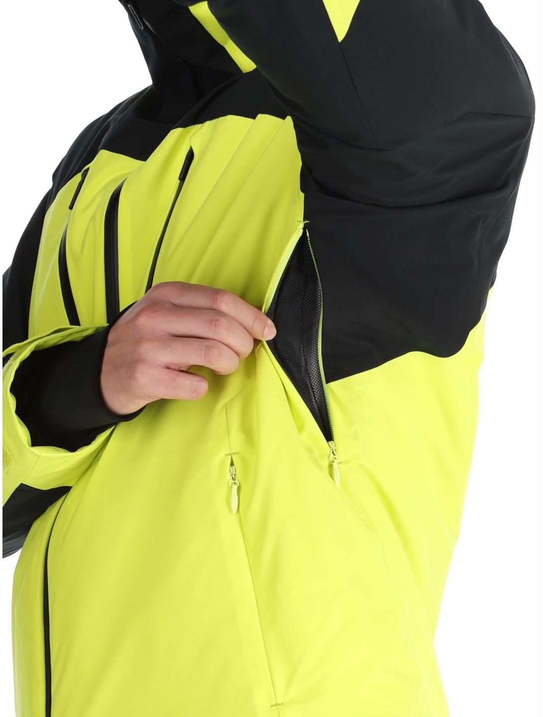 Descente, M-GK80 chaqueta de esquí hombres Glint Yellow amarillo 