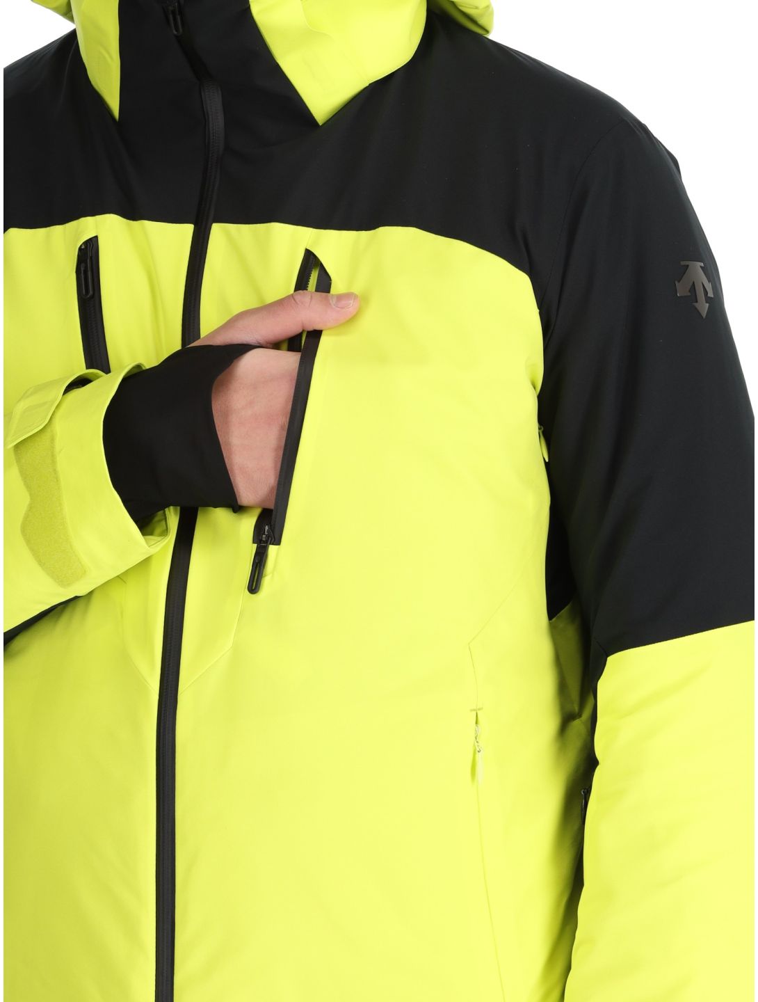 Descente, M-GK80 chaqueta de esquí hombres Glint Yellow amarillo 