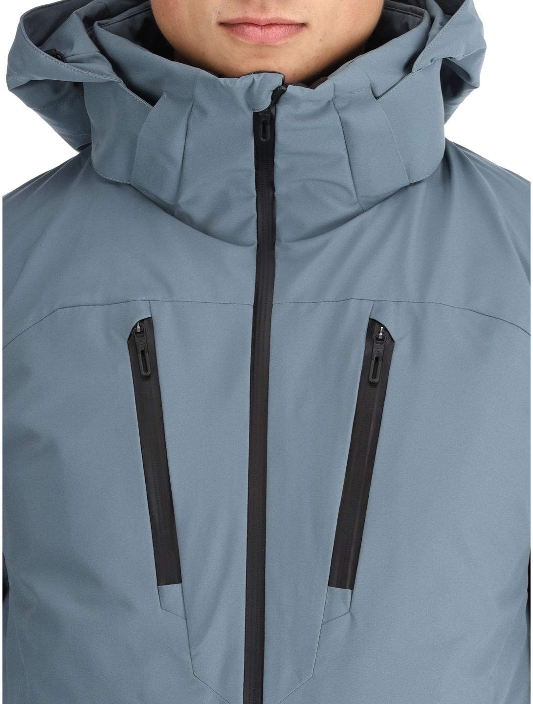 Descente, M-GK80 chaqueta de esquí hombres Storm Weather Grey gris 