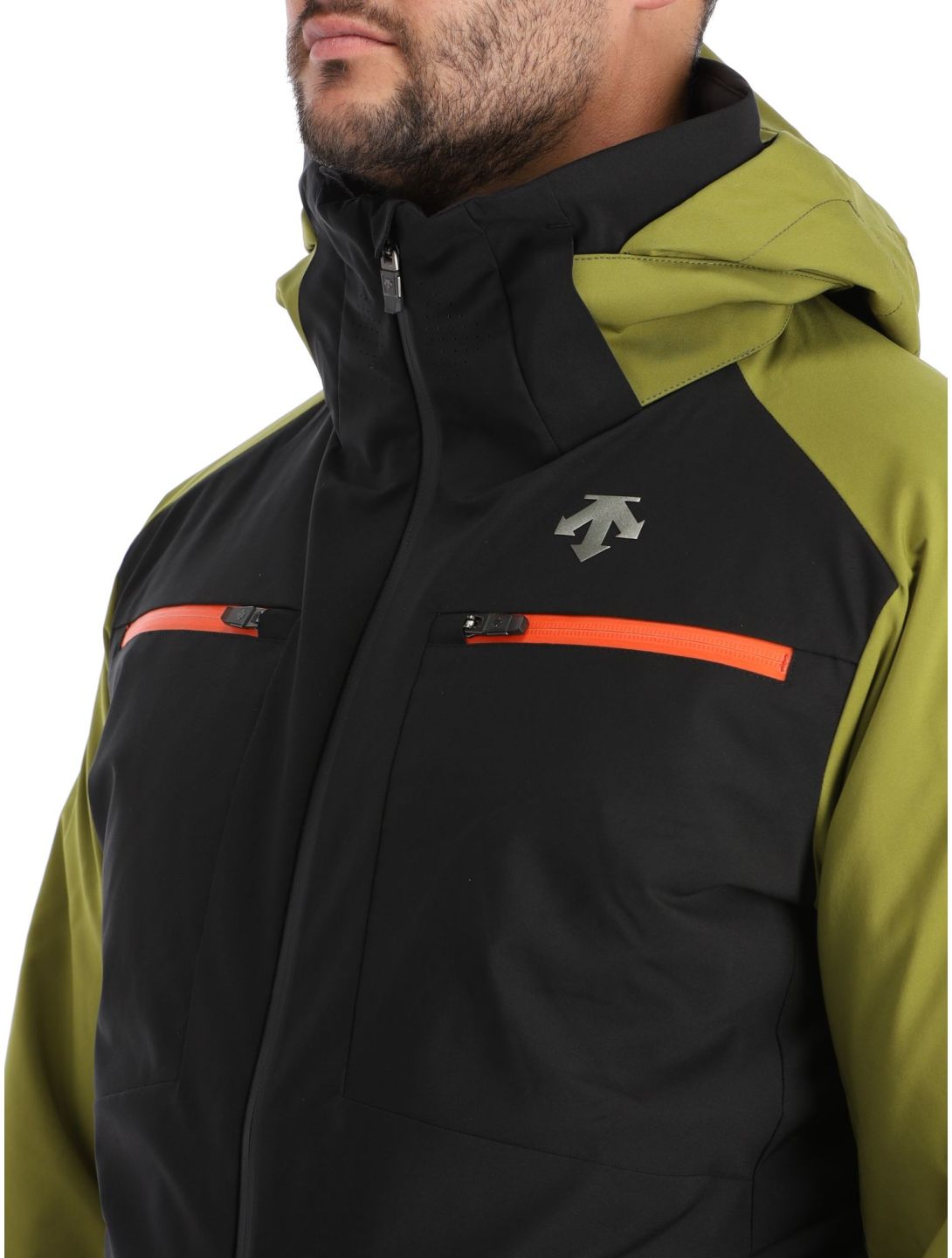 Descente, Nick chaqueta de esquí hombres Black negro 