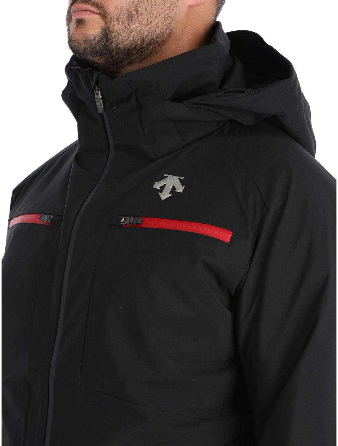 Descente, Nick chaqueta de esquí hombres Black negro 