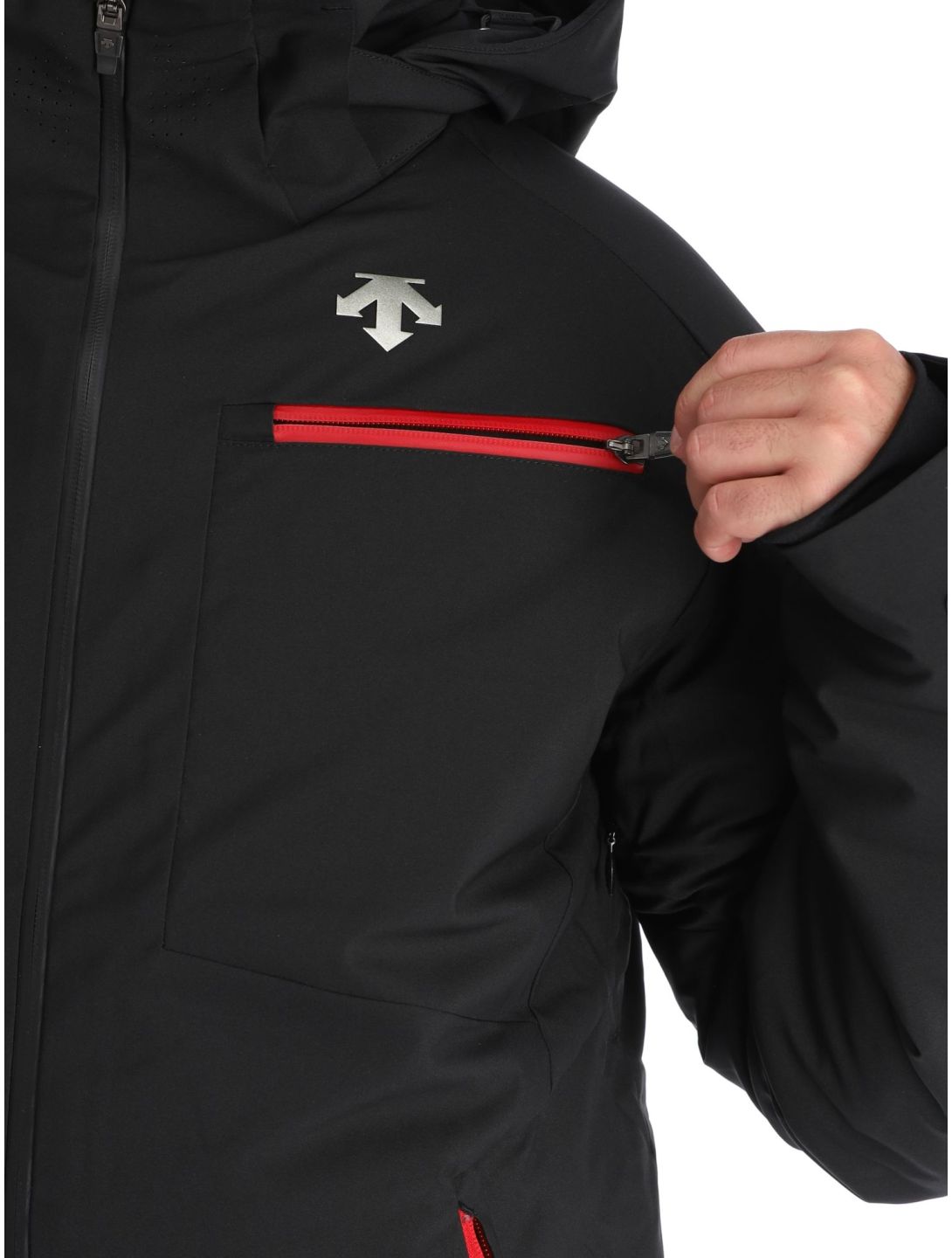 Descente, Nick chaqueta de esquí hombres Black negro 