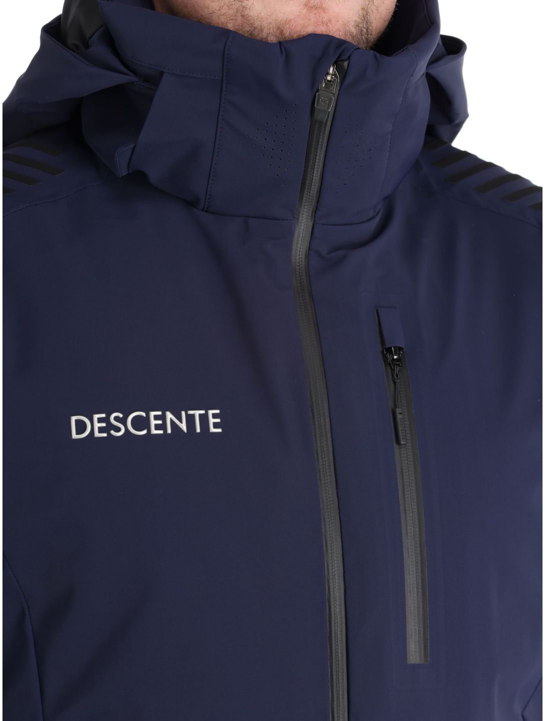 Anorak Hombre ski Descente Paddy Insulated Naranja y azul - Ski