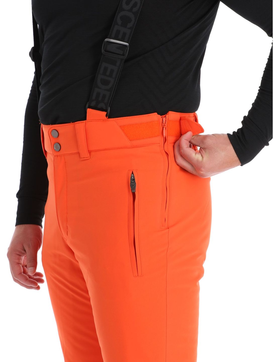 Descente, Roscoe pantalones de esquí hombres Momiji Orange naranja