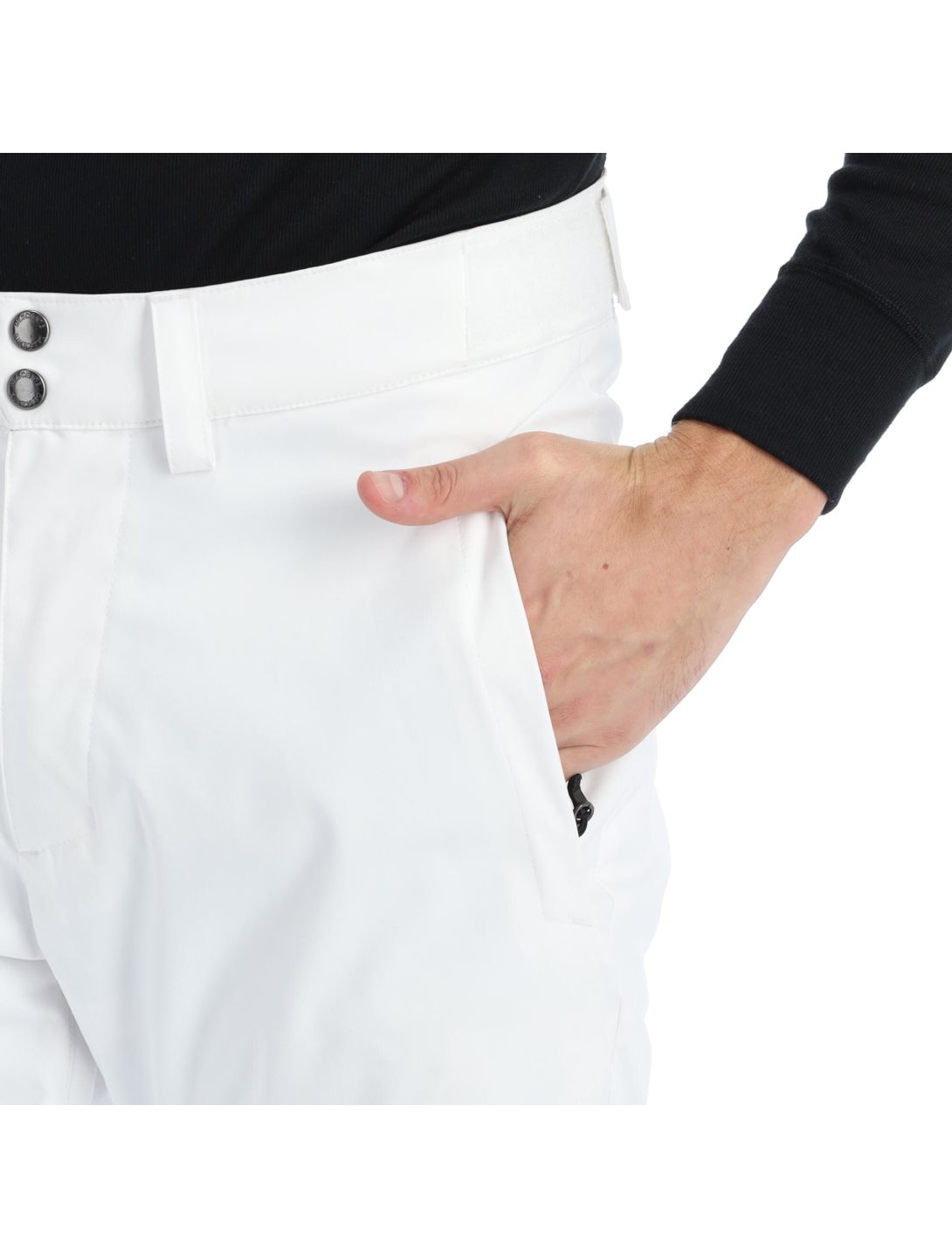 Descente, Stock Pant pantalones de esquí hombres super blanco