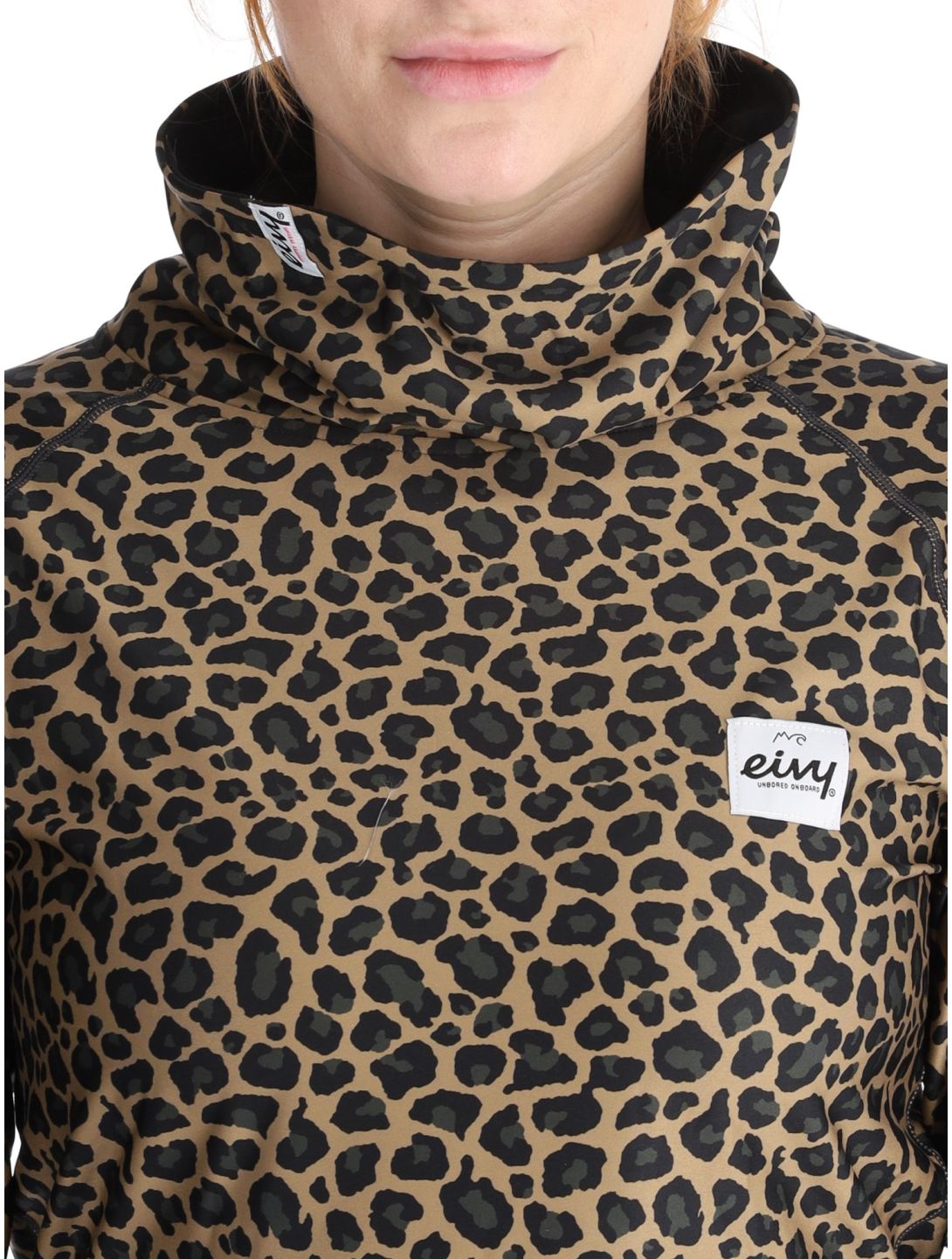 Eivy, Icecold camisa termoactiva mujeres Leopard marrón 